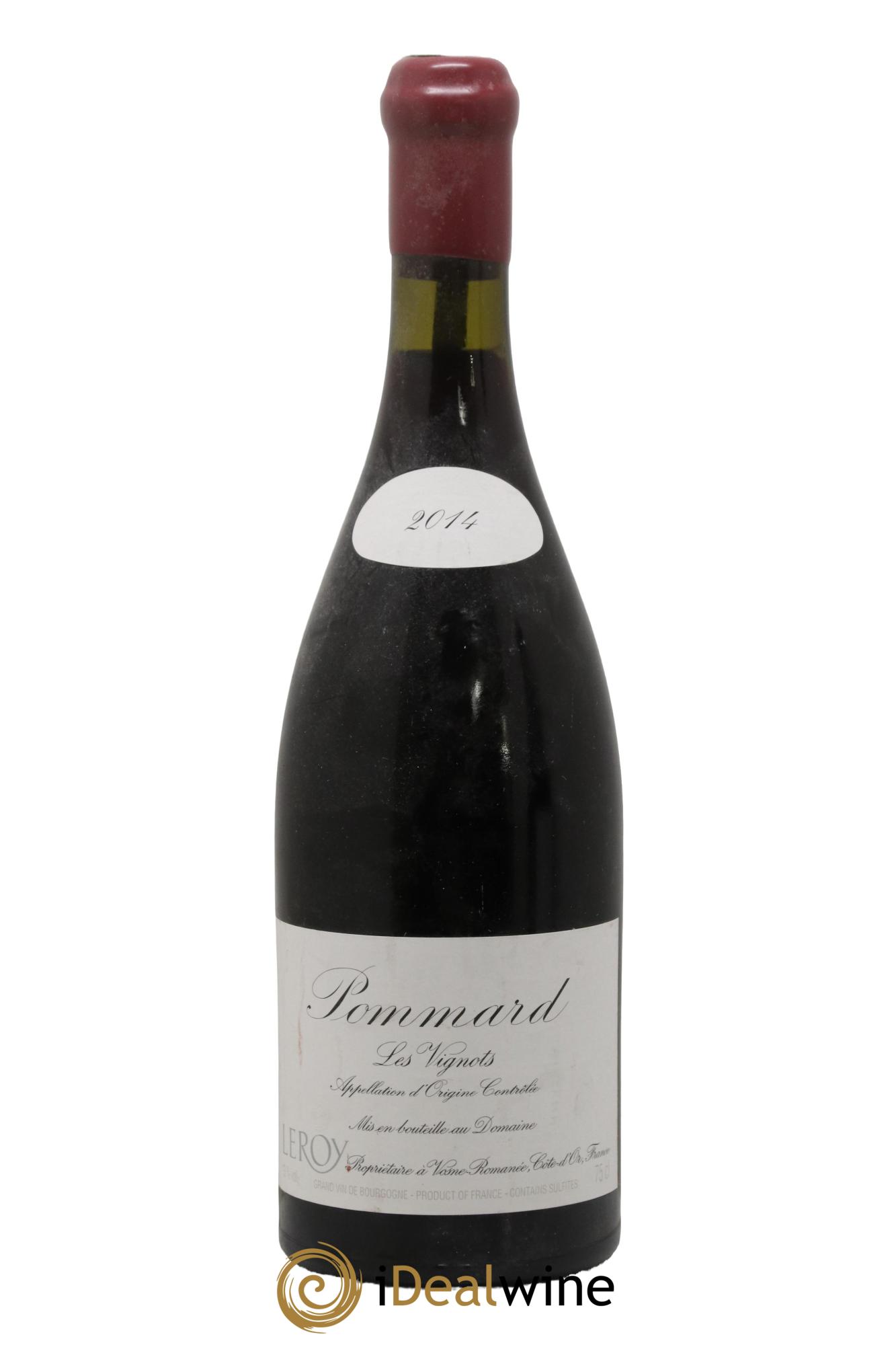 Pommard Les Vignots Leroy (Domaine) 2014 - Lotto di 1 bottiglia - 0
