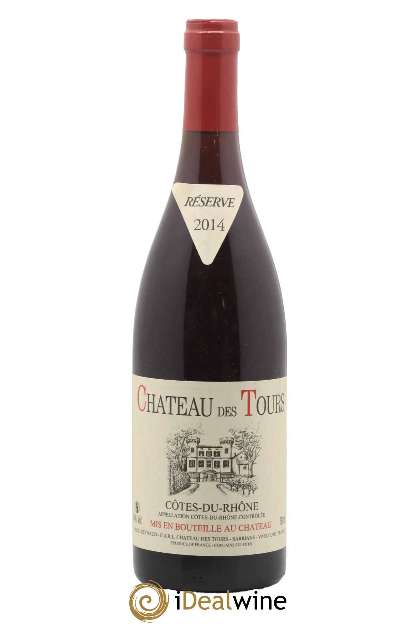Côtes-du-Rhône Château des Tours Emmanuel Reynaud 2014 - Lot de 1 bouteille - 0
