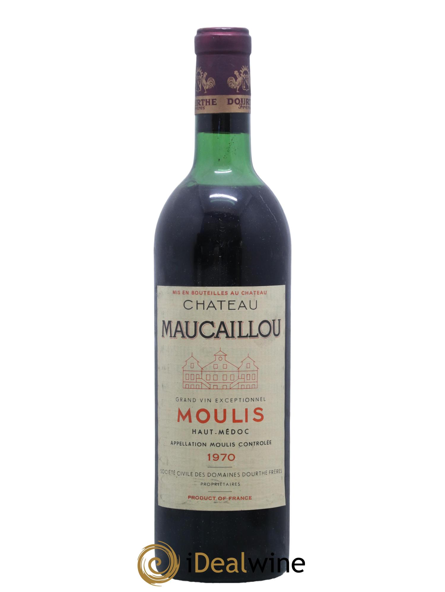 Château Maucaillou 1970 - Lot de 1 bouteille - 0