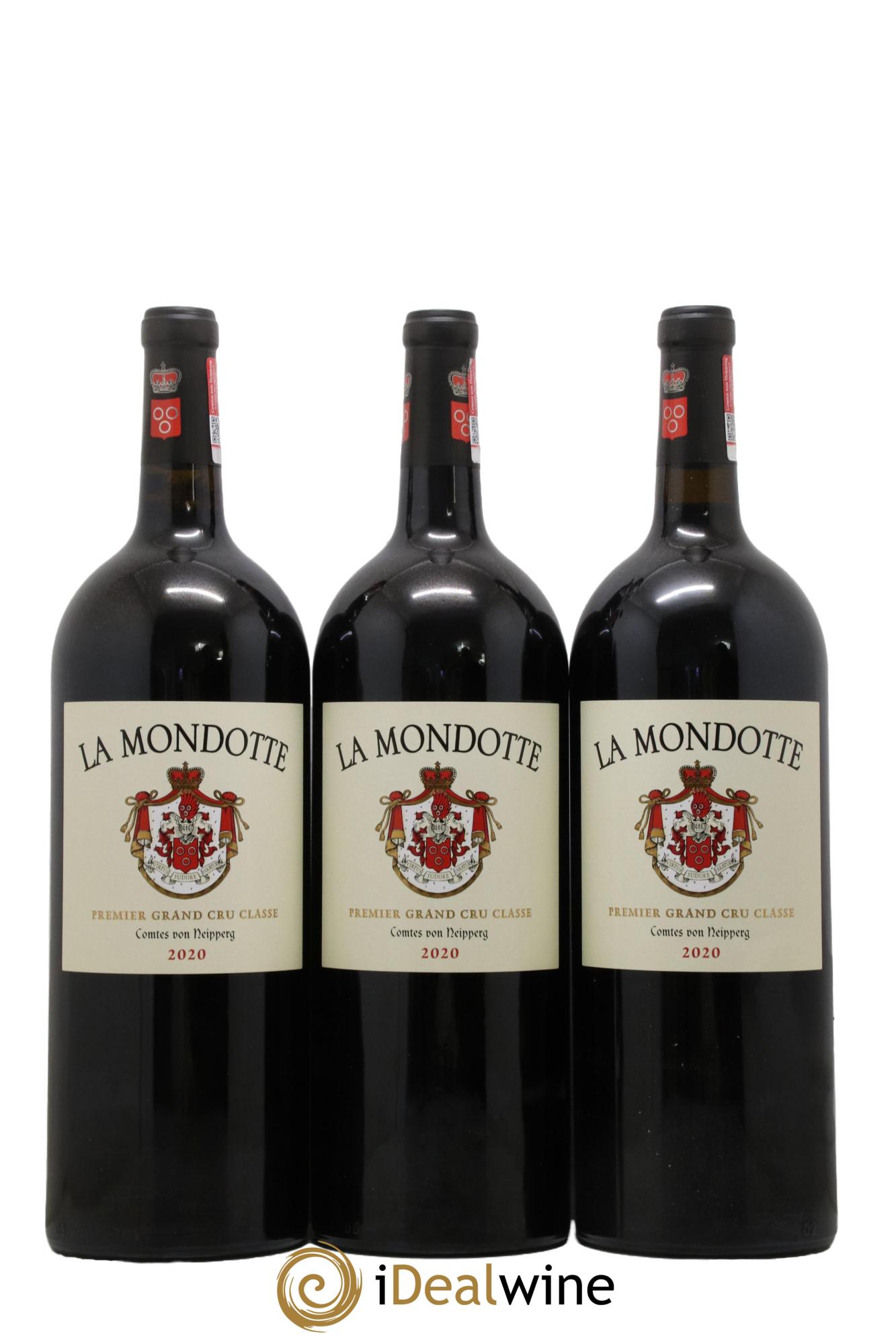 La Mondotte 1er Grand Cru Classé B depuis 2012  2020 - Lot de 3 magnums - 0