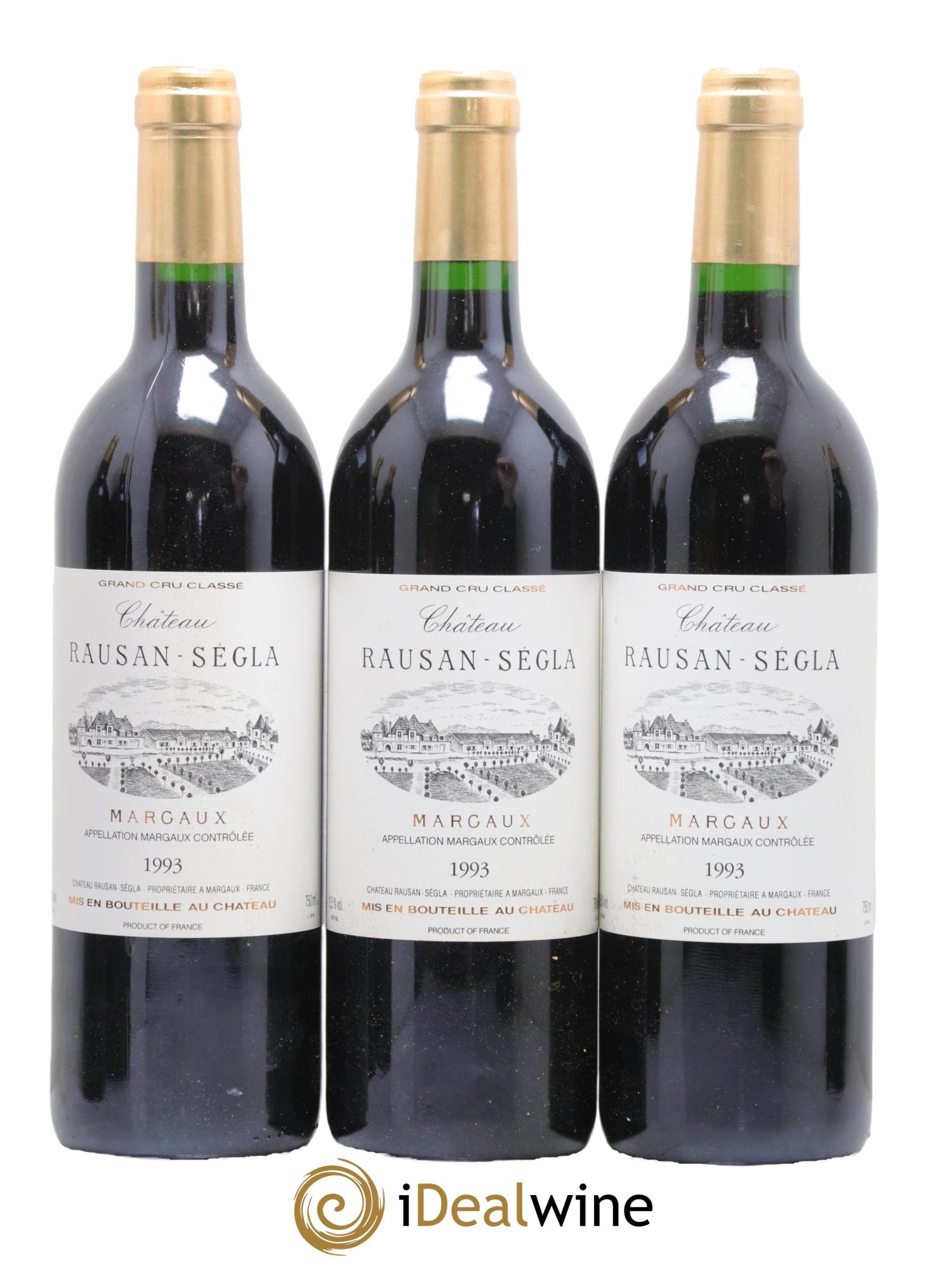 Château Rauzan Ségla Grand Cru Classé 1993 - Posten von 12 Flaschen - 3