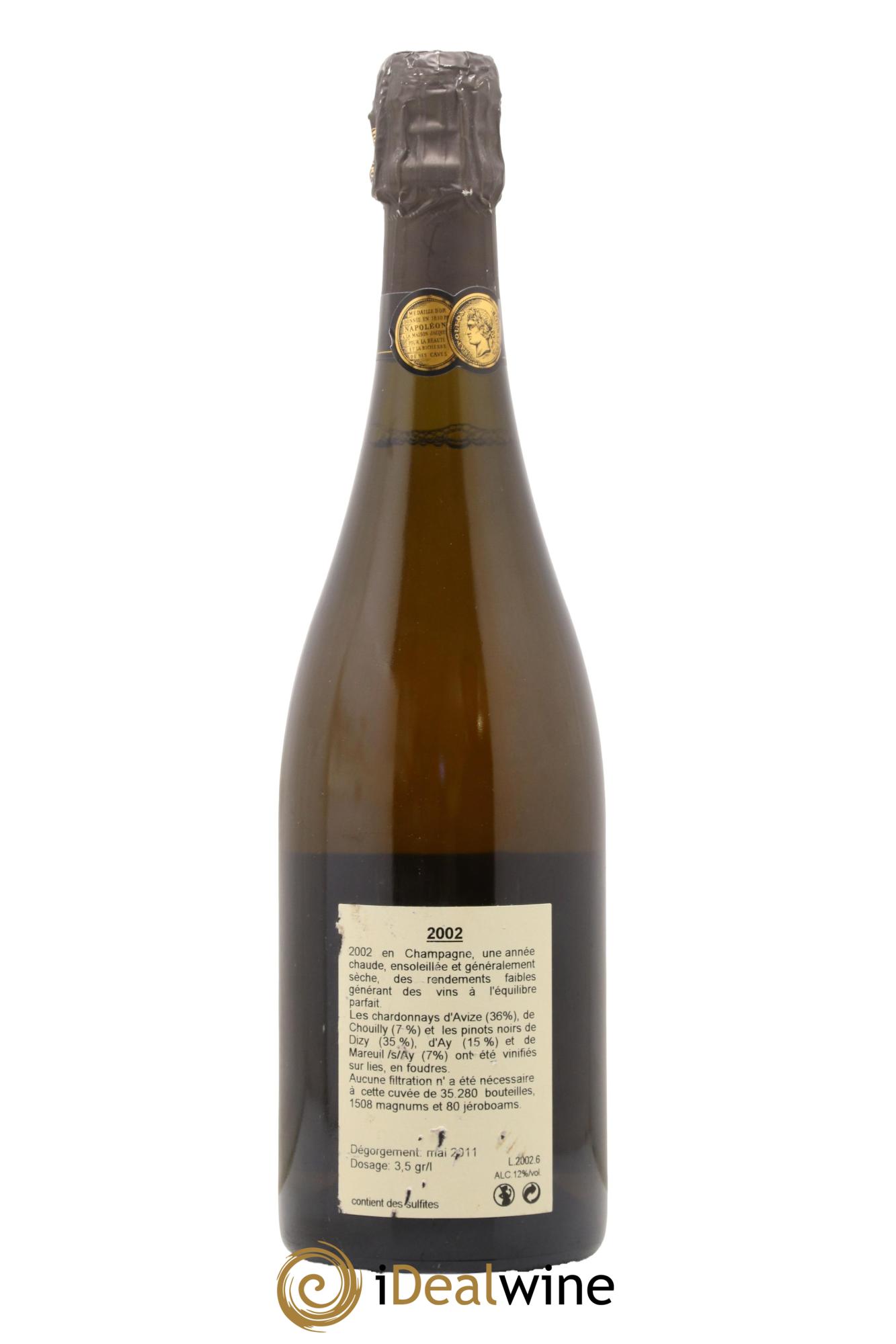 Millésimé Jacquesson 2002 - Posten von 1 Flasche - 1