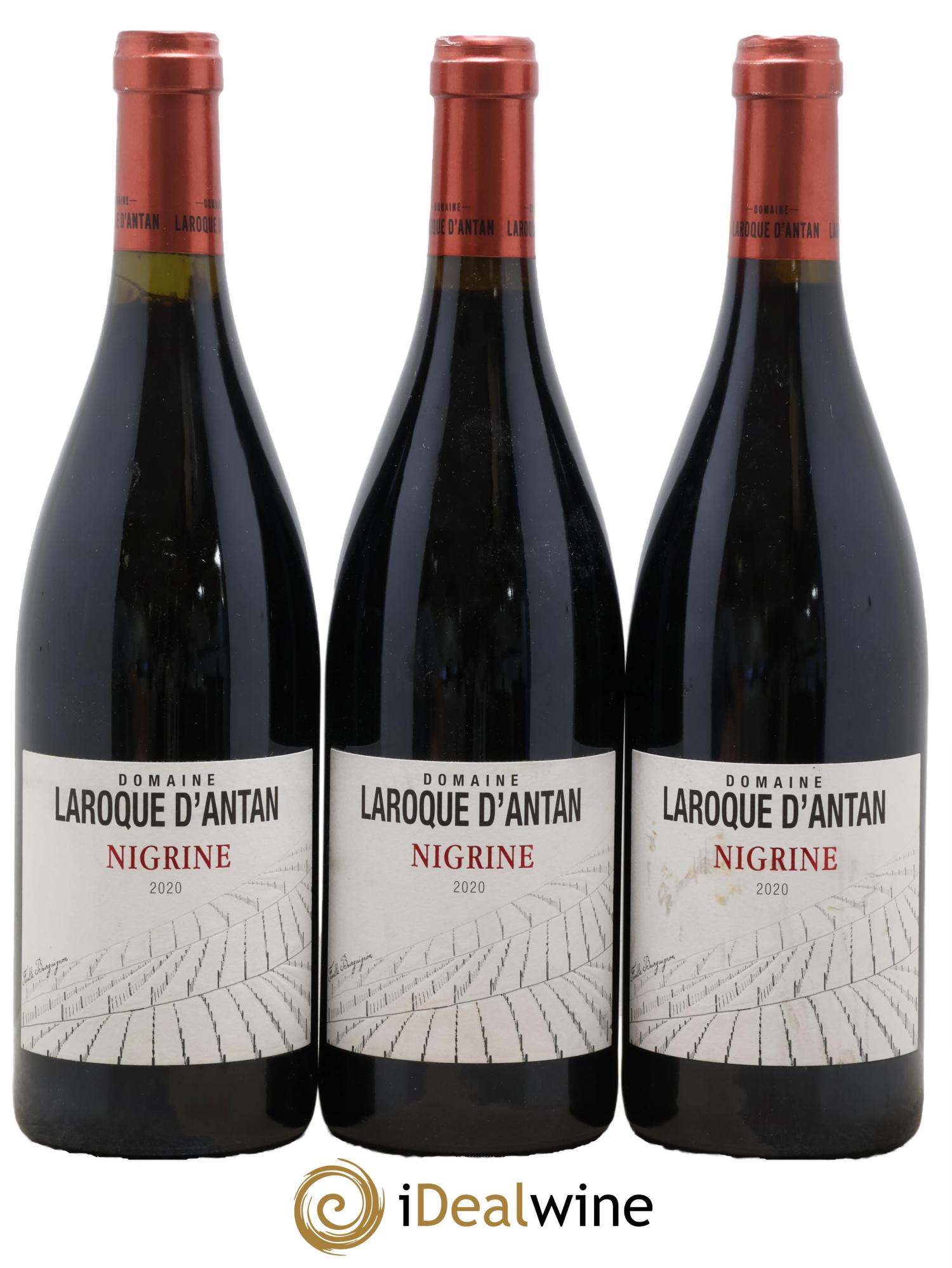 Côtes du Lot Nigrine Laroque d'Antan (Domaine) 2020 - Lot of 3 bottles - 0