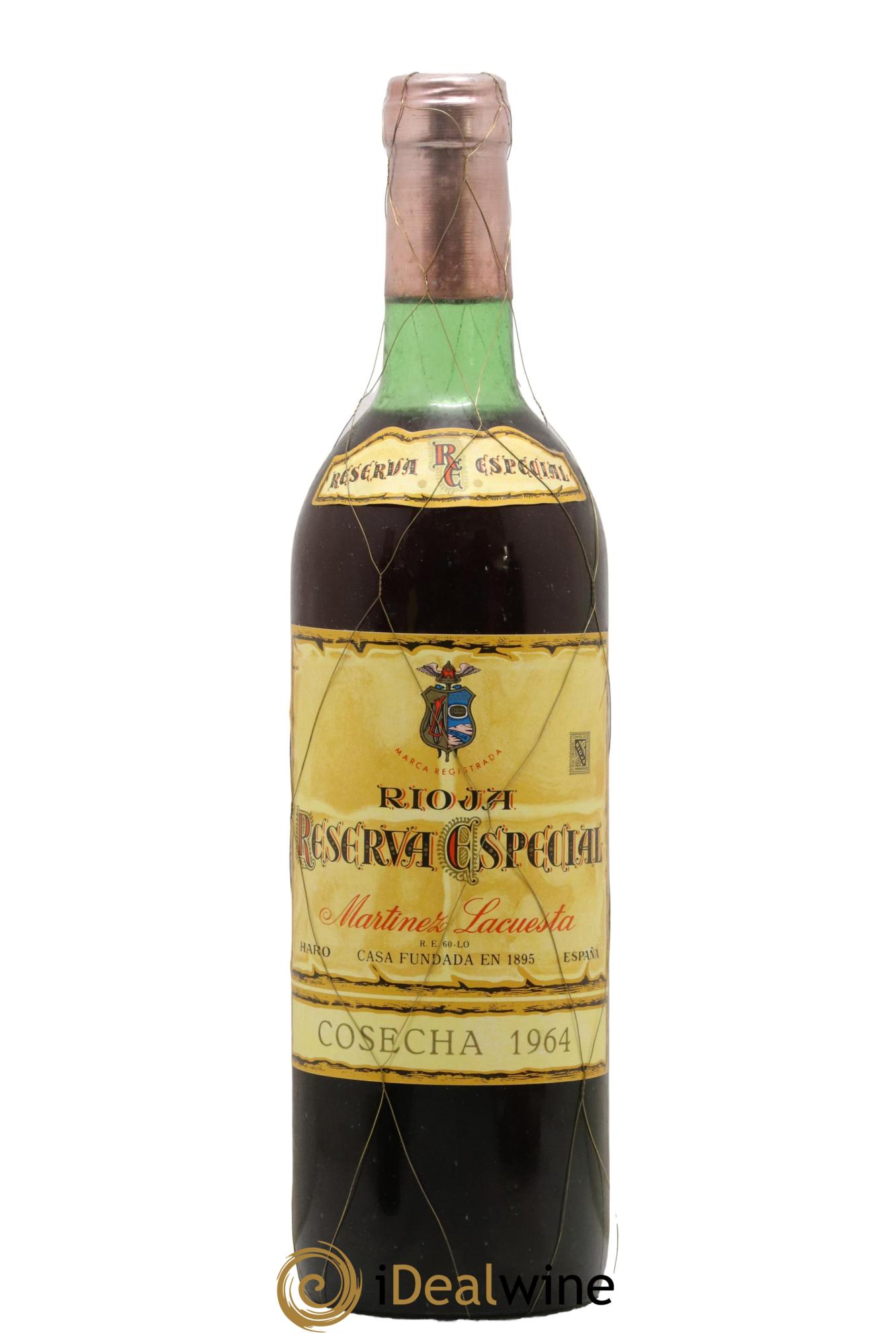 Rioja DOCA Martinez Lacuesta Haro Reserva Especial 1964 - Lot de 1 bouteille - 0