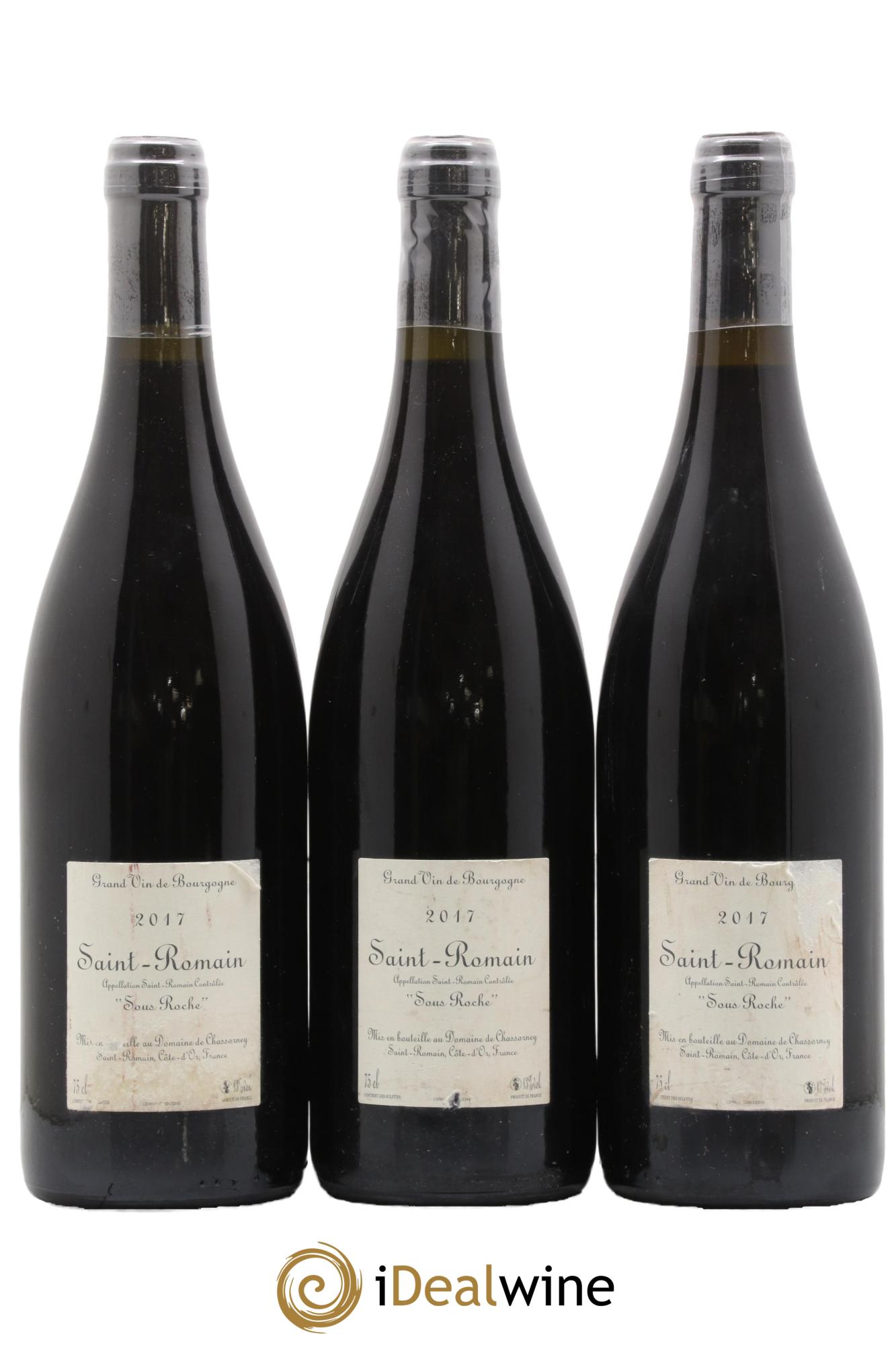 Saint-Romain Sous Roche Domaine de Chassorney 2017 - Lot of 3 bottles - 1