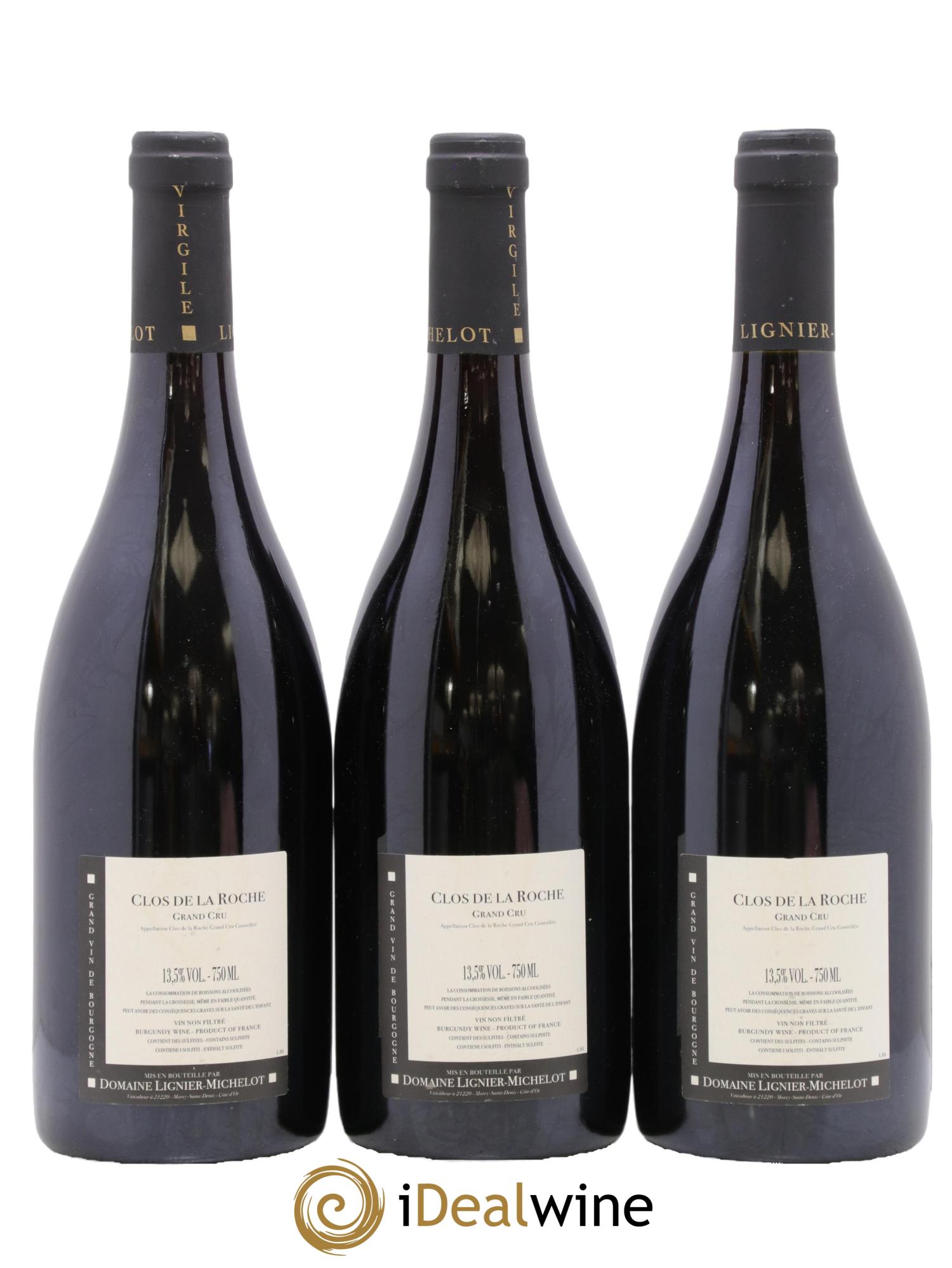 Clos de la Roche Grand Cru Lignier-Michelot (Domaine) 2009 - Posten von 3 Flaschen - 1