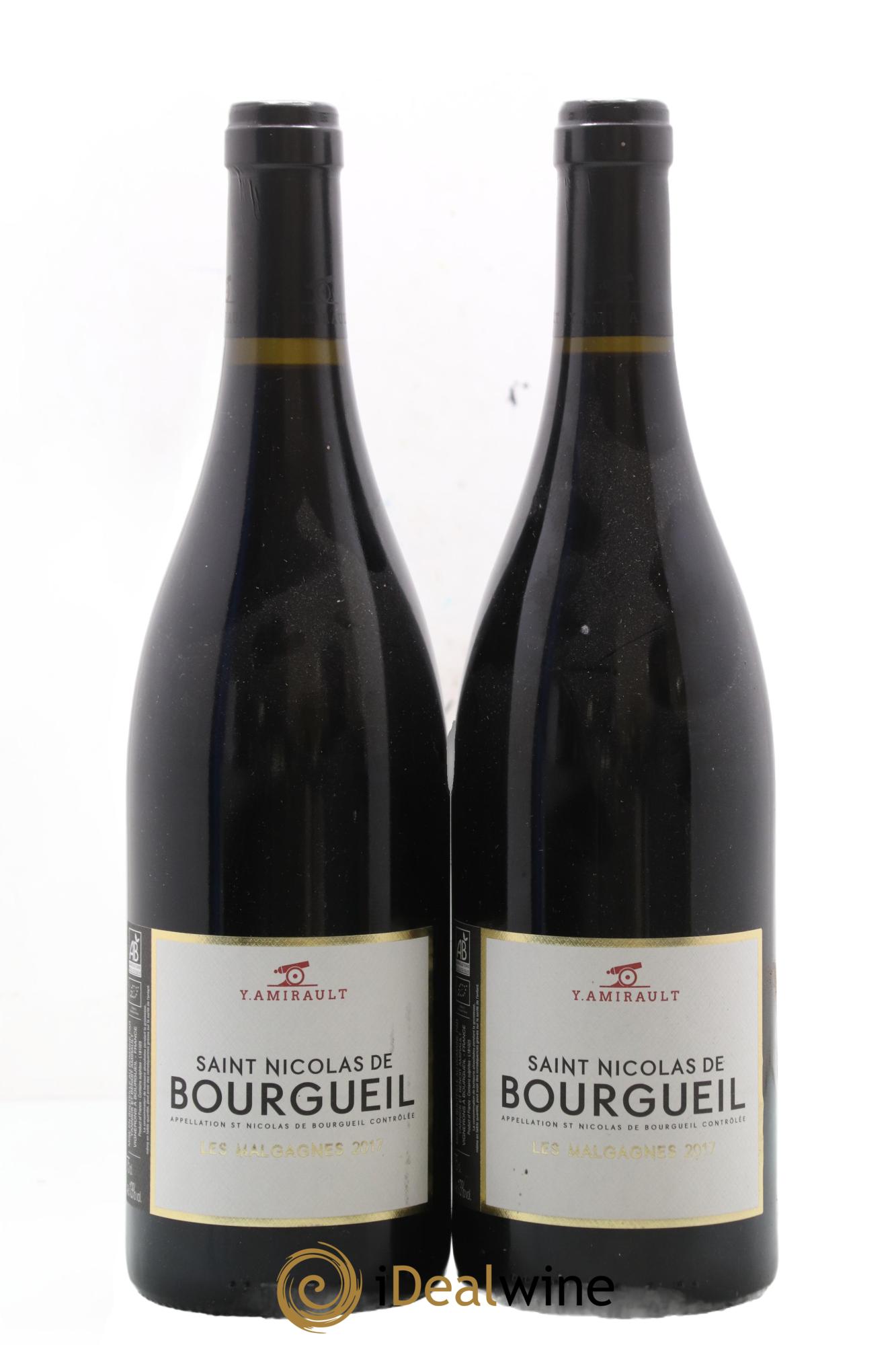 Saint-Nicolas de Bourgueil Les Malgagnes Yannick Amirault (Domaine) 2017 - Lot de 2 bouteilles - 0