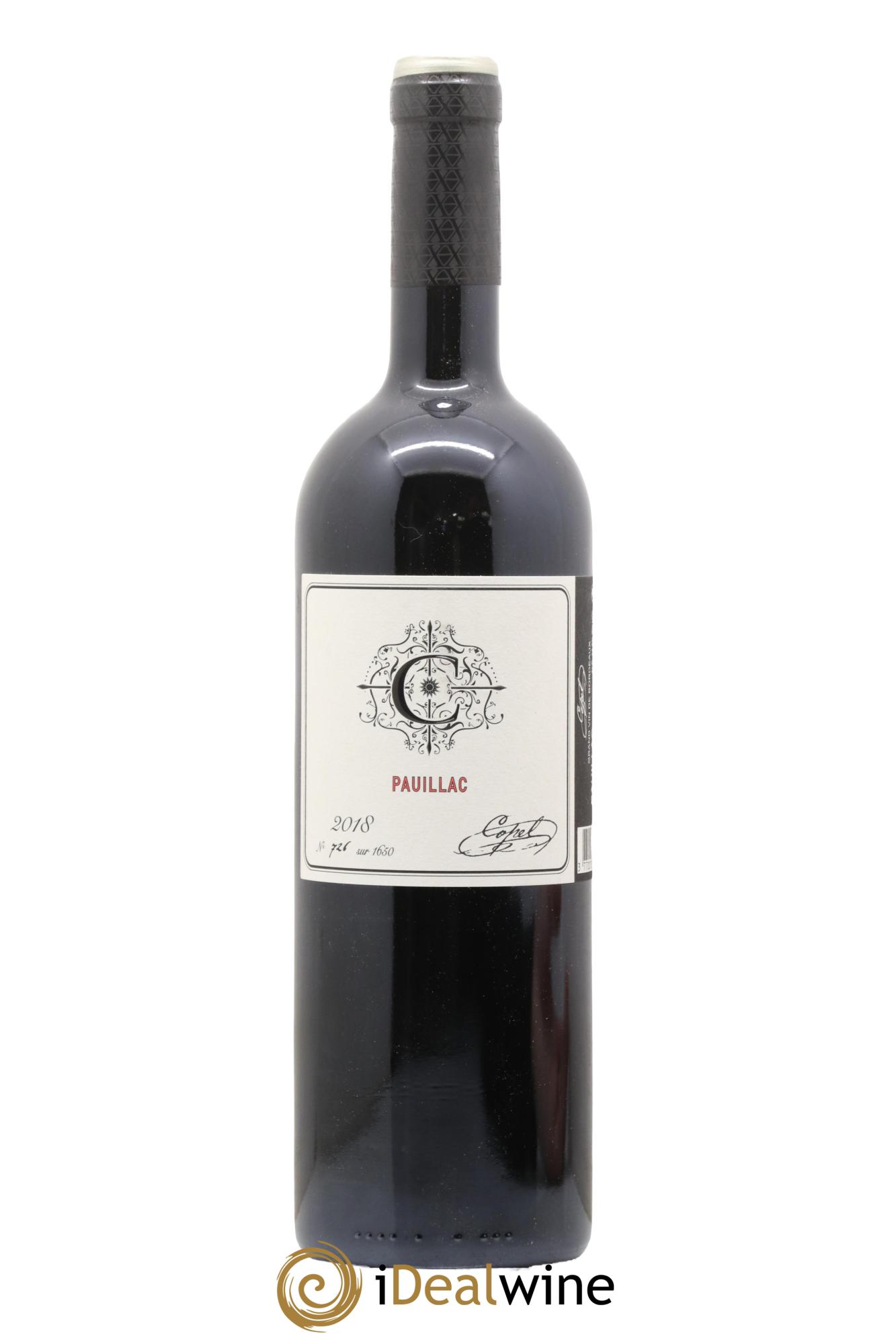 Pauillac Domaine Xavier Copel 2018 - Lot de 1 bouteille - 0