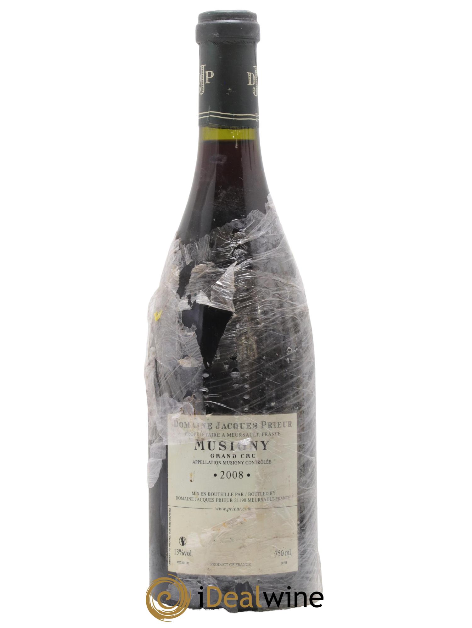Musigny Grand Cru Jacques Prieur (Domaine) 2008 - Lot de 1 bouteille - 1