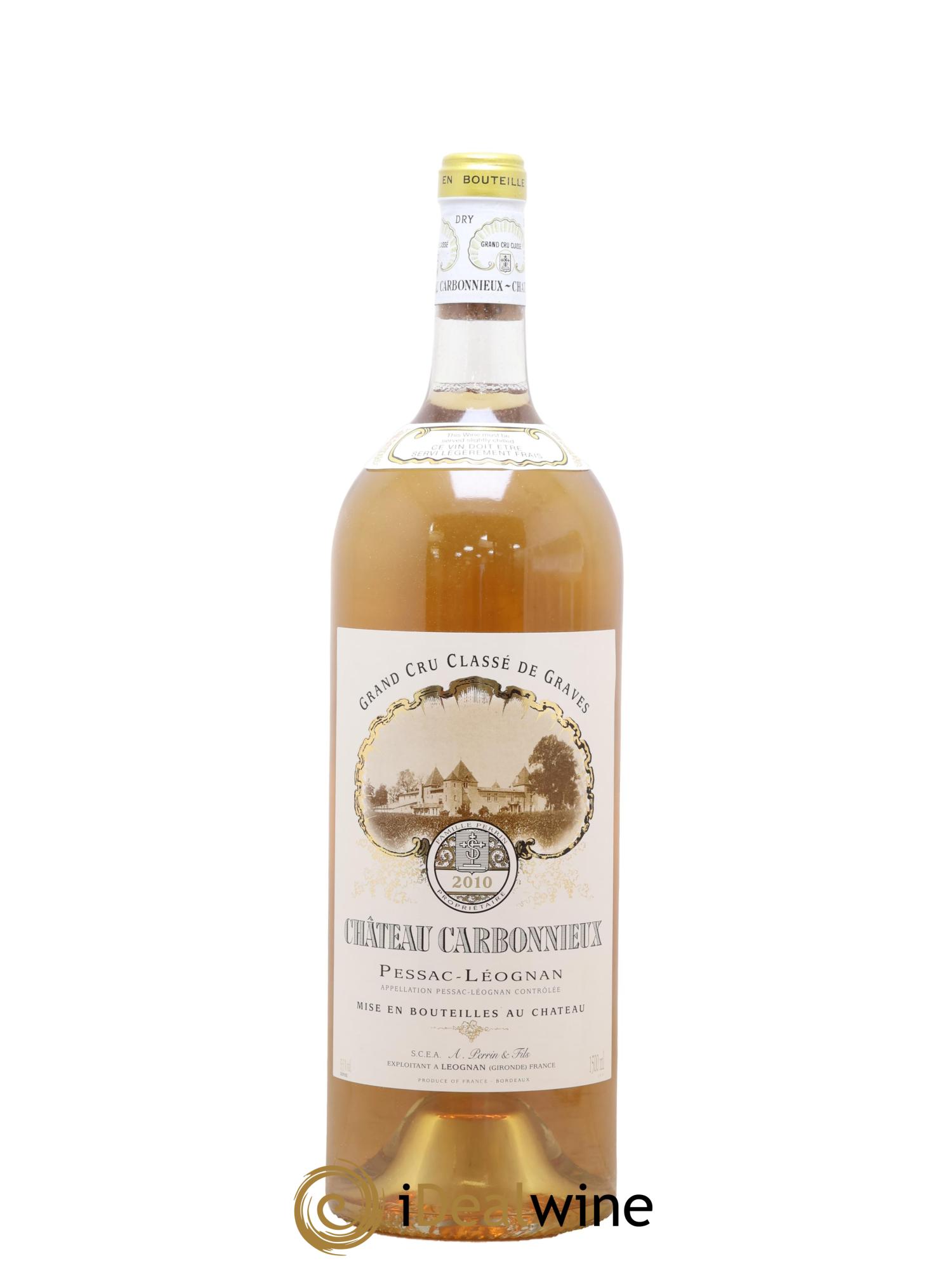 Château Carbonnieux Cru Classé de Graves 2010 - Posten von 1 Magnum - 0