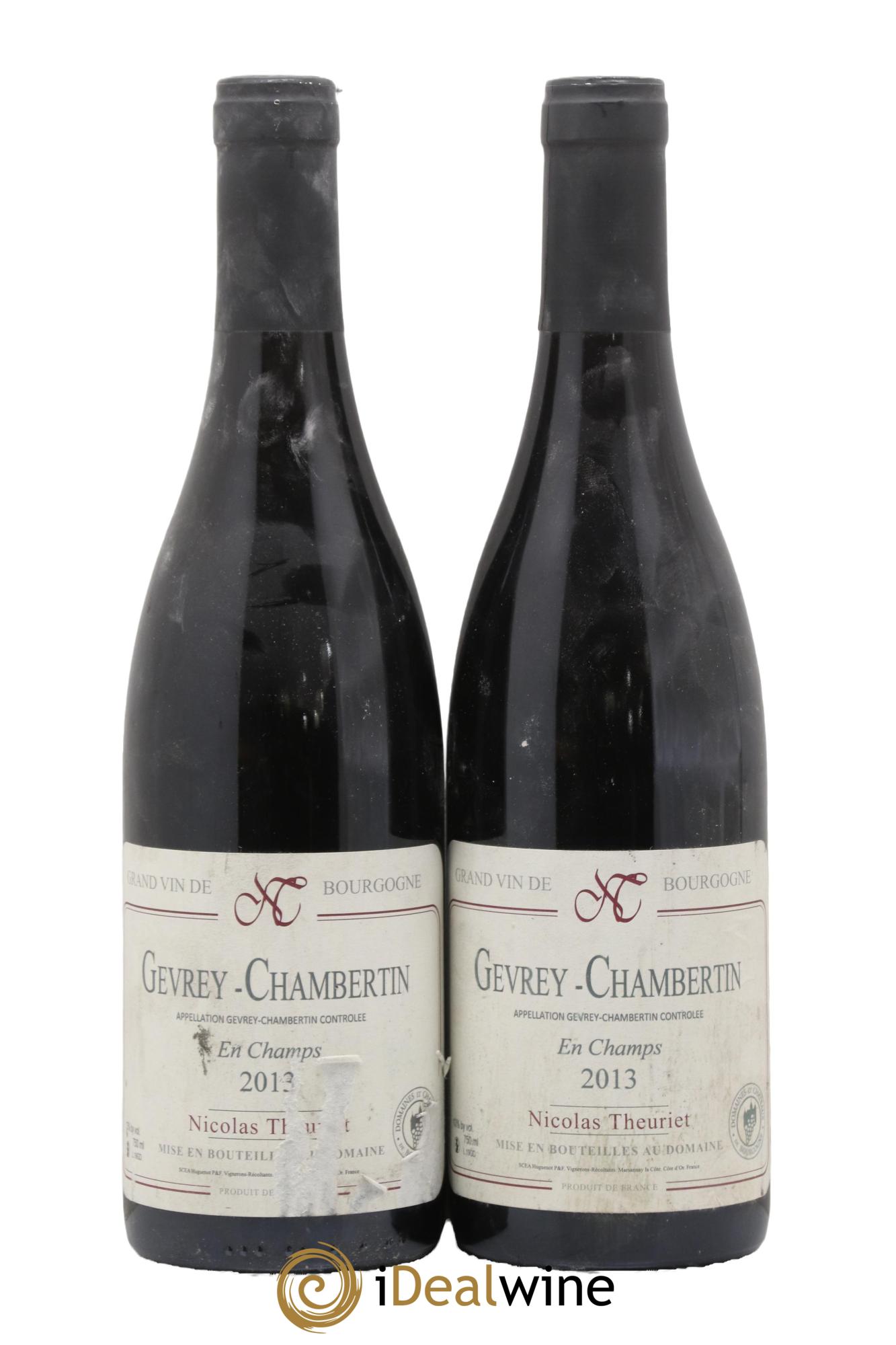 Gevrey-Chambertin En Champs Domaine Theuriet 2013 - Posten von 2 Flaschen - 0
