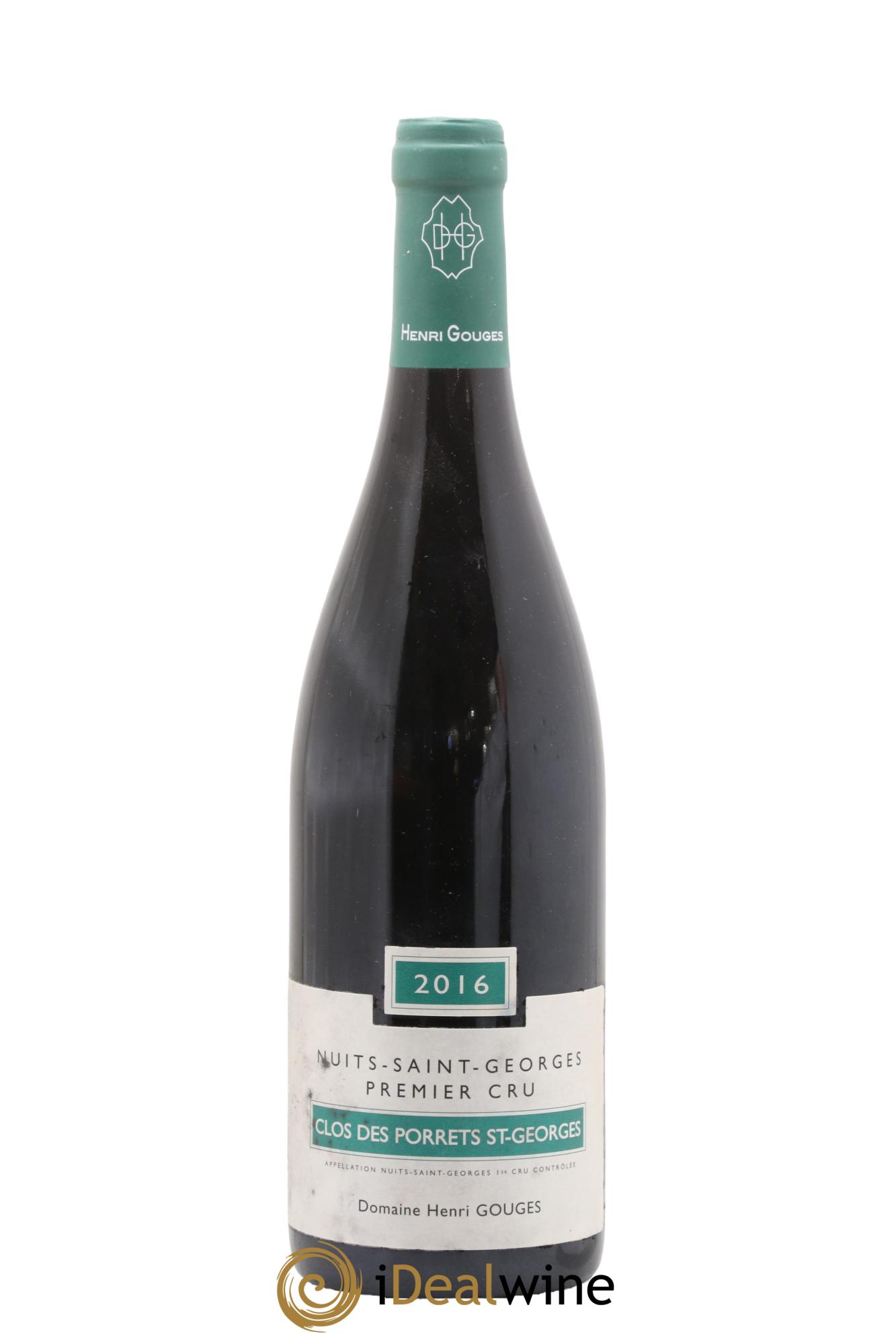 Nuits-Saint-Georges 1er Cru Clos des Porrets St Georges Henri Gouges 2016 - Lot of 1 bottle - 0