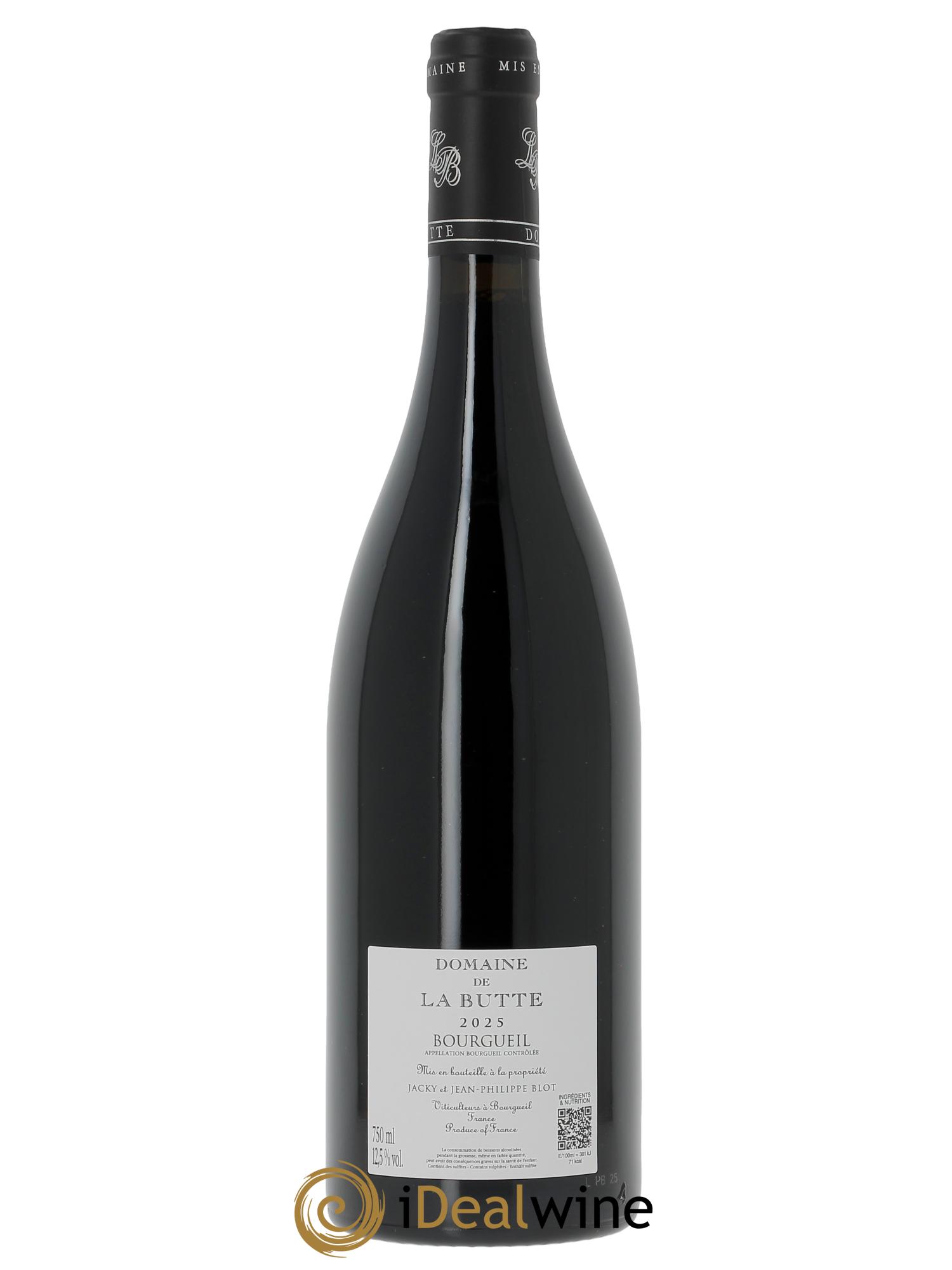 Bourgueil Le Pied de la Butte Domaine de La Butte - Jacky Blot 2025 - Lotto di 1 bottiglia - 1