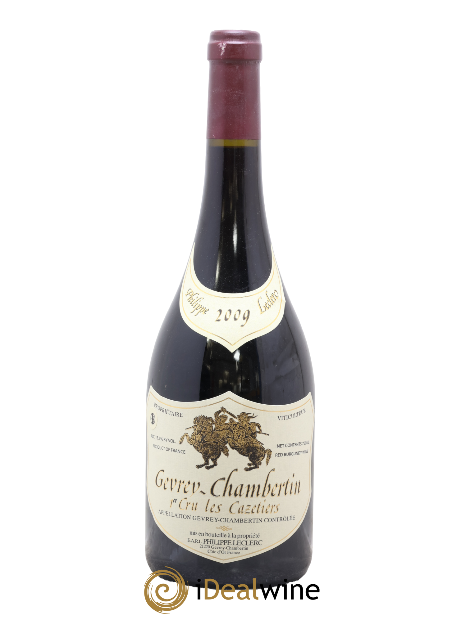 Gevrey-Chambertin 1er Cru Les Cazetiers Philippe Leclerc 2009 - Lot de 1 bouteille - 0