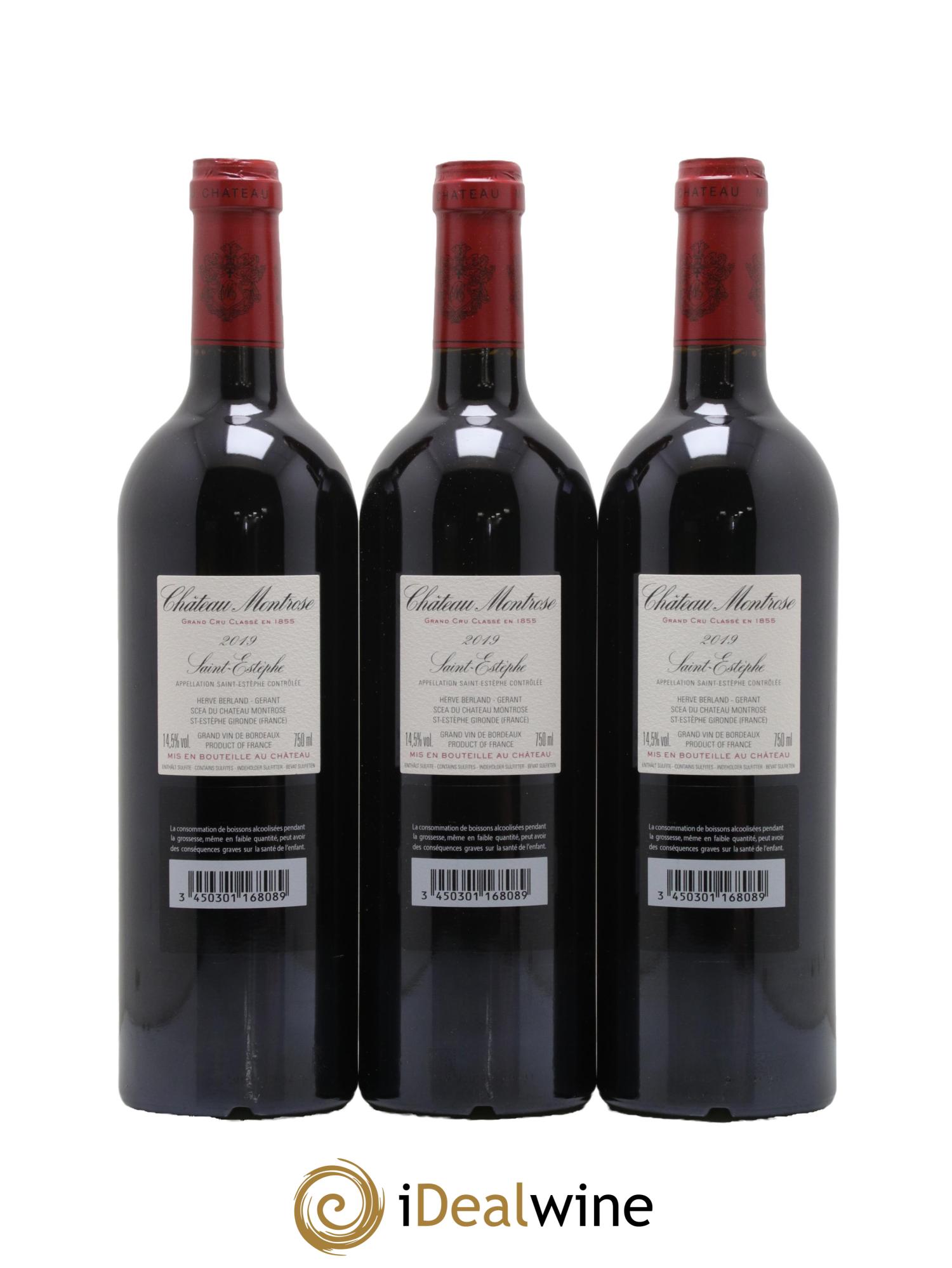 Château Montrose 2ème Grand Cru Classé 2019 - Lot de 6 bouteilles - 4