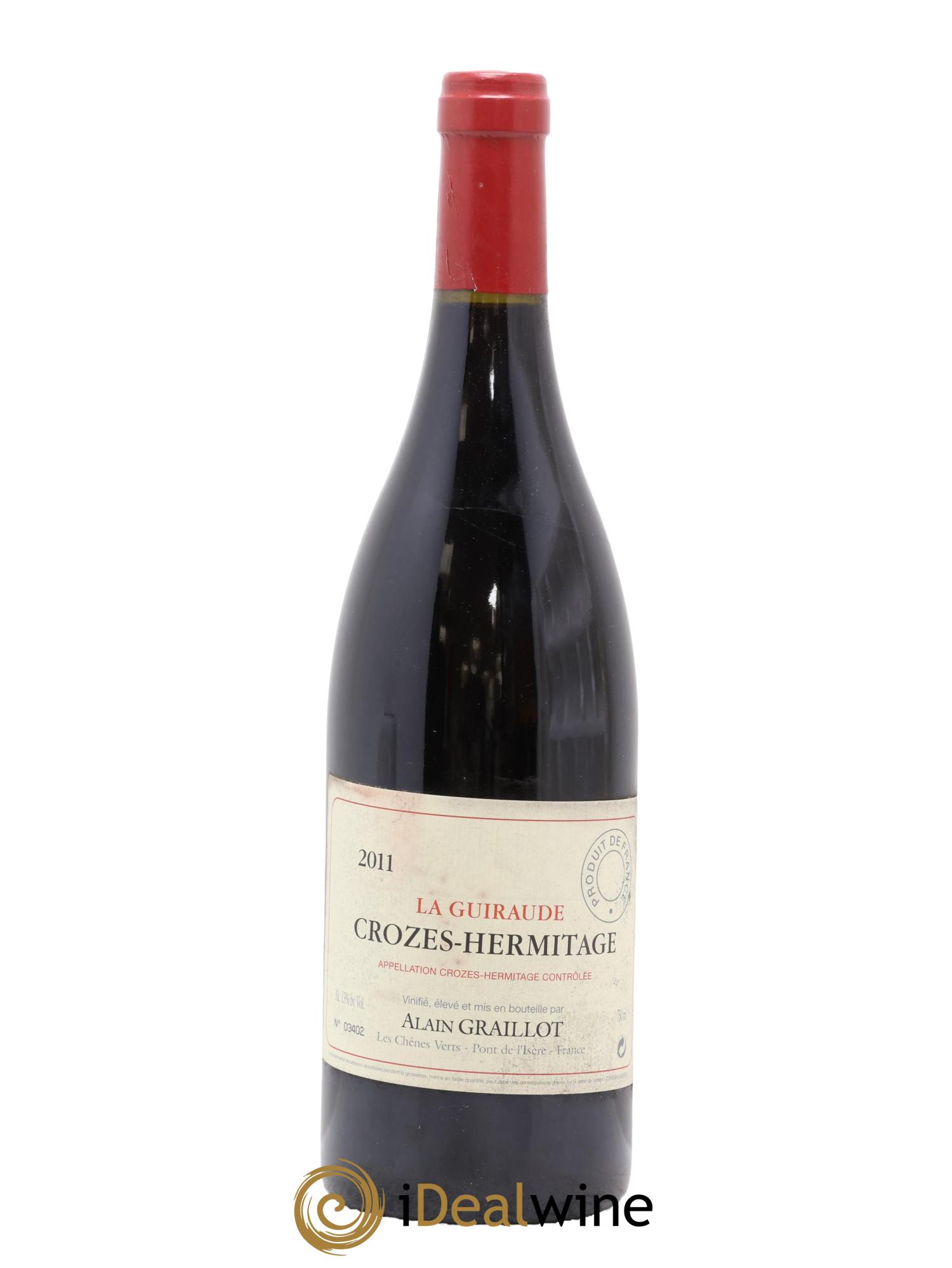 Crozes-Hermitage La Guiraude Domaine Graillot 2011 - Lot of 1 bottle - 0