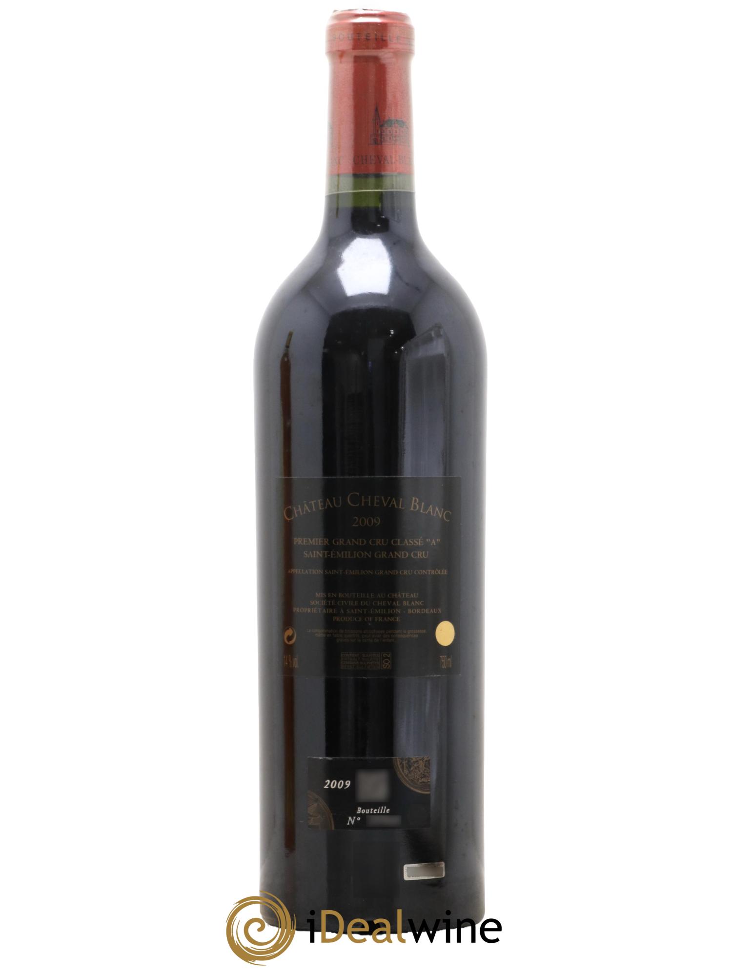 Château Cheval Blanc 1er Grand Cru Classé A 2009 - Lot de 1 bouteille - 1