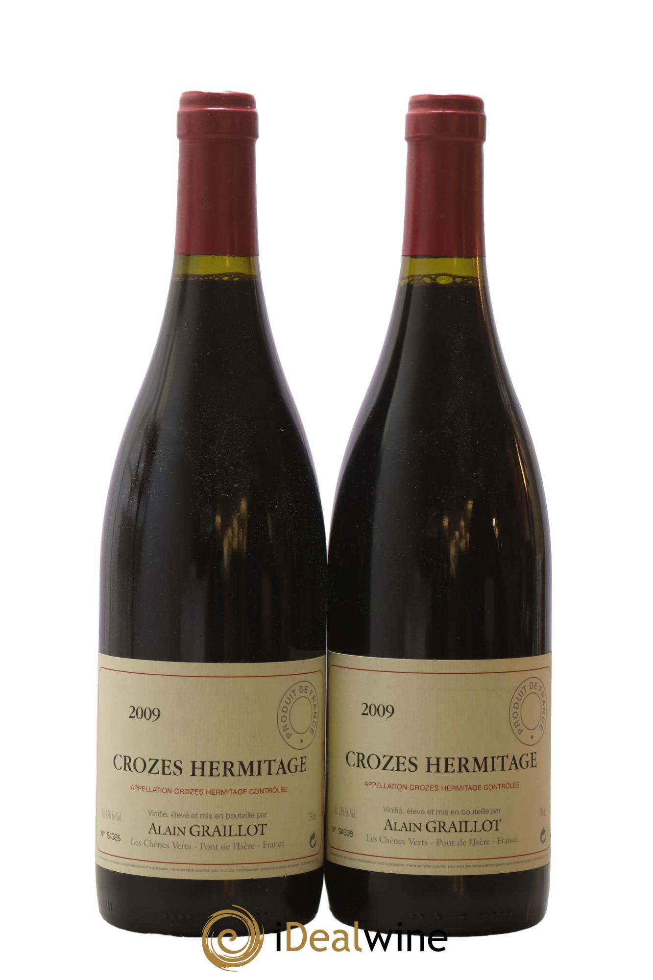 Crozes-Hermitage Domaine Graillot 2009 - Lot de 2 bouteilles - 0