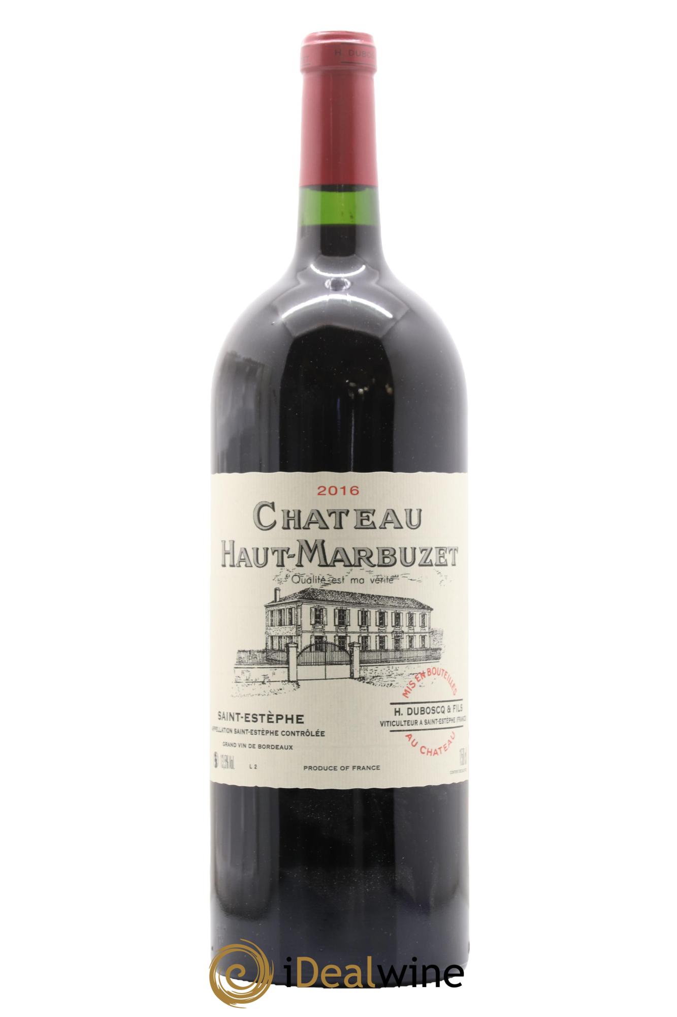 Château Haut Marbuzet 2016 - Lot de 1 magnum - 0