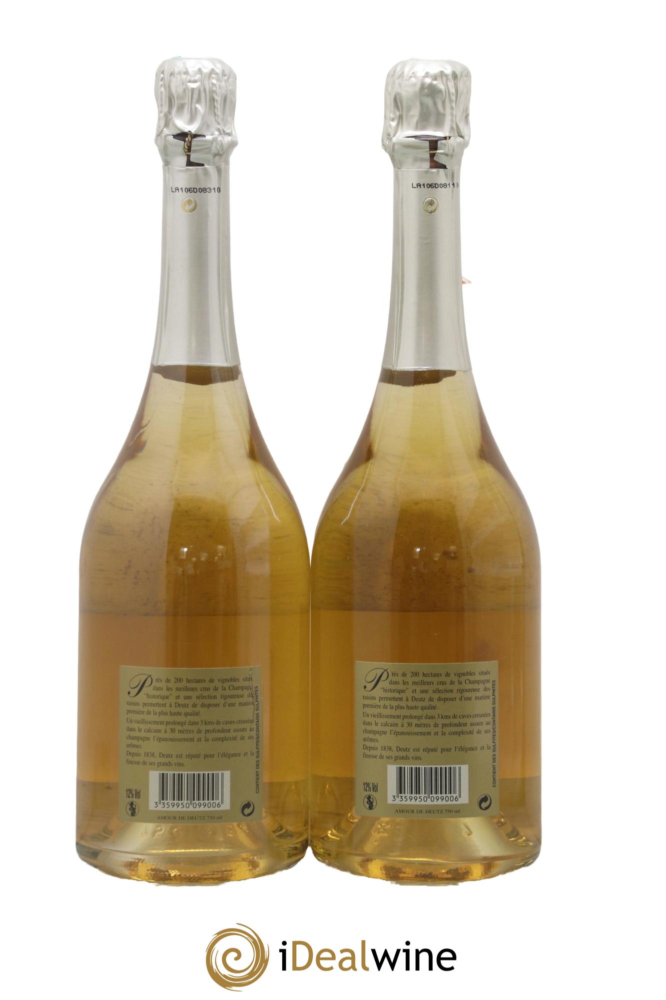 Amour de Deutz Brut Deutz 2002 - Lot of 2 bottles - 1