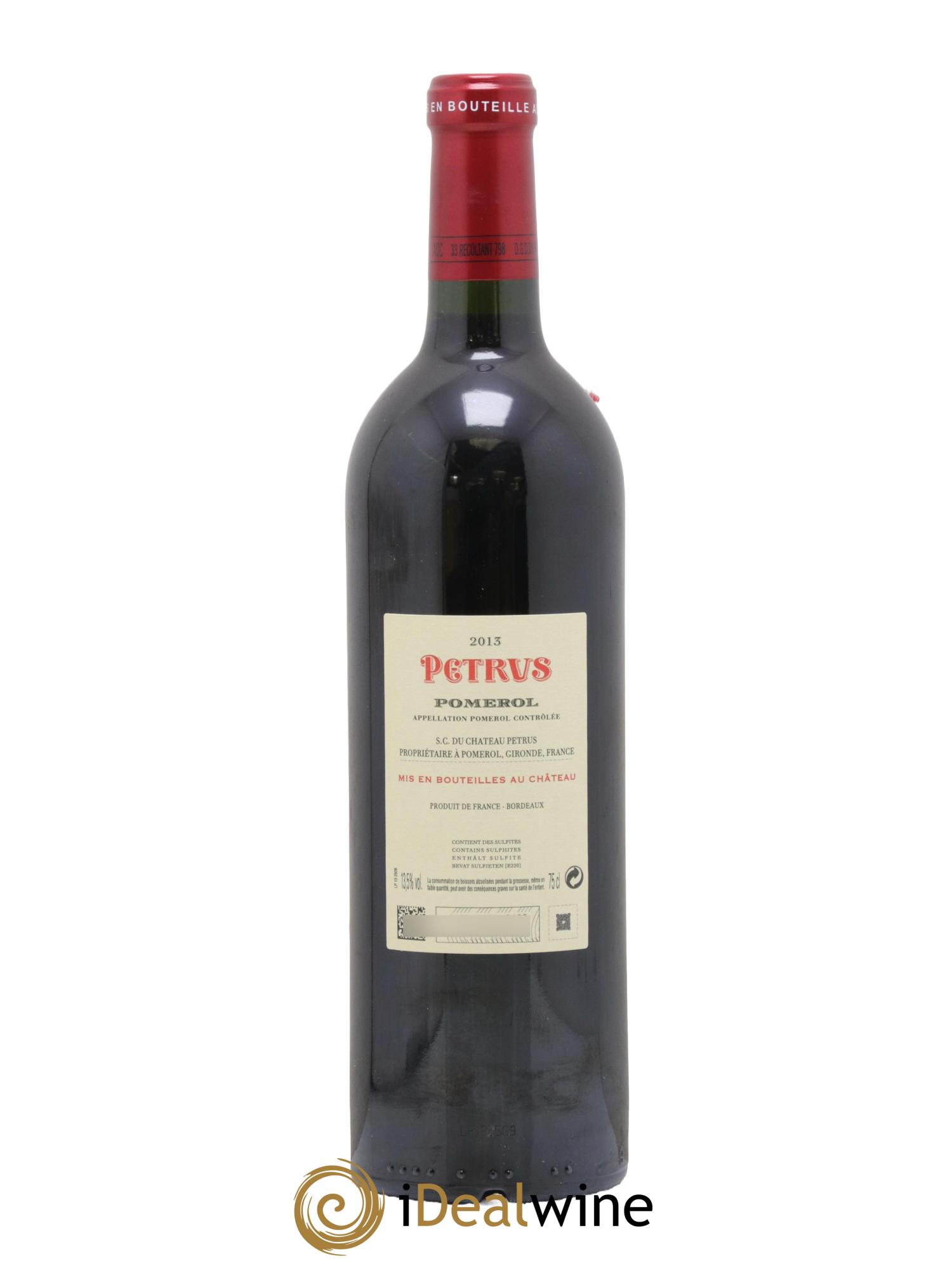 Petrus 2013 - Lot de 1 bouteille - 1