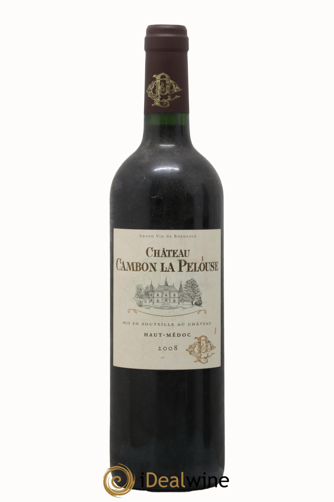 Château Cambon la Pelouse Cru Bourgeois 2008 - Lot de 1 bouteille - 0
