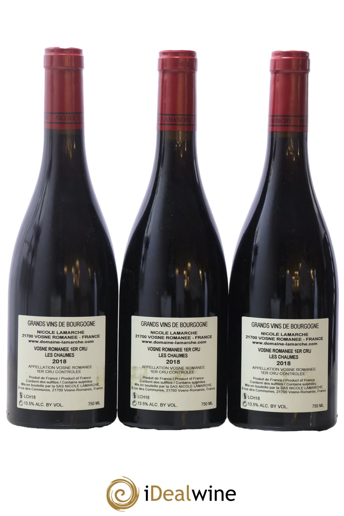 Vosne-Romanée 1er Cru Les Chaumes Lamarche (Domaine) 2018 - Posten von 3 Flaschen - 1