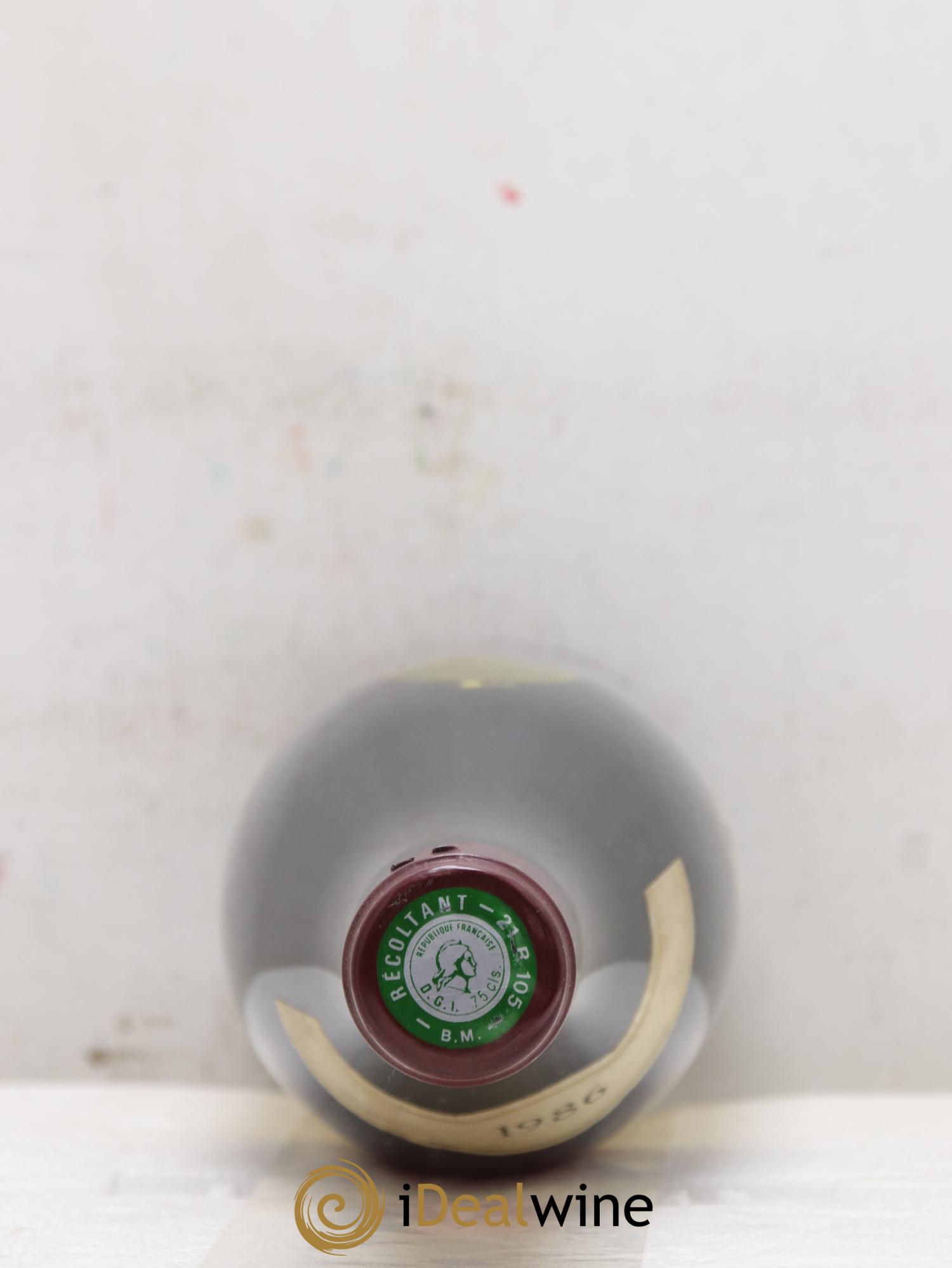 Bonnes-Mares Grand Cru Moine-Hudelot (Domaine) 1986 - Lot of 1 bottle - 1