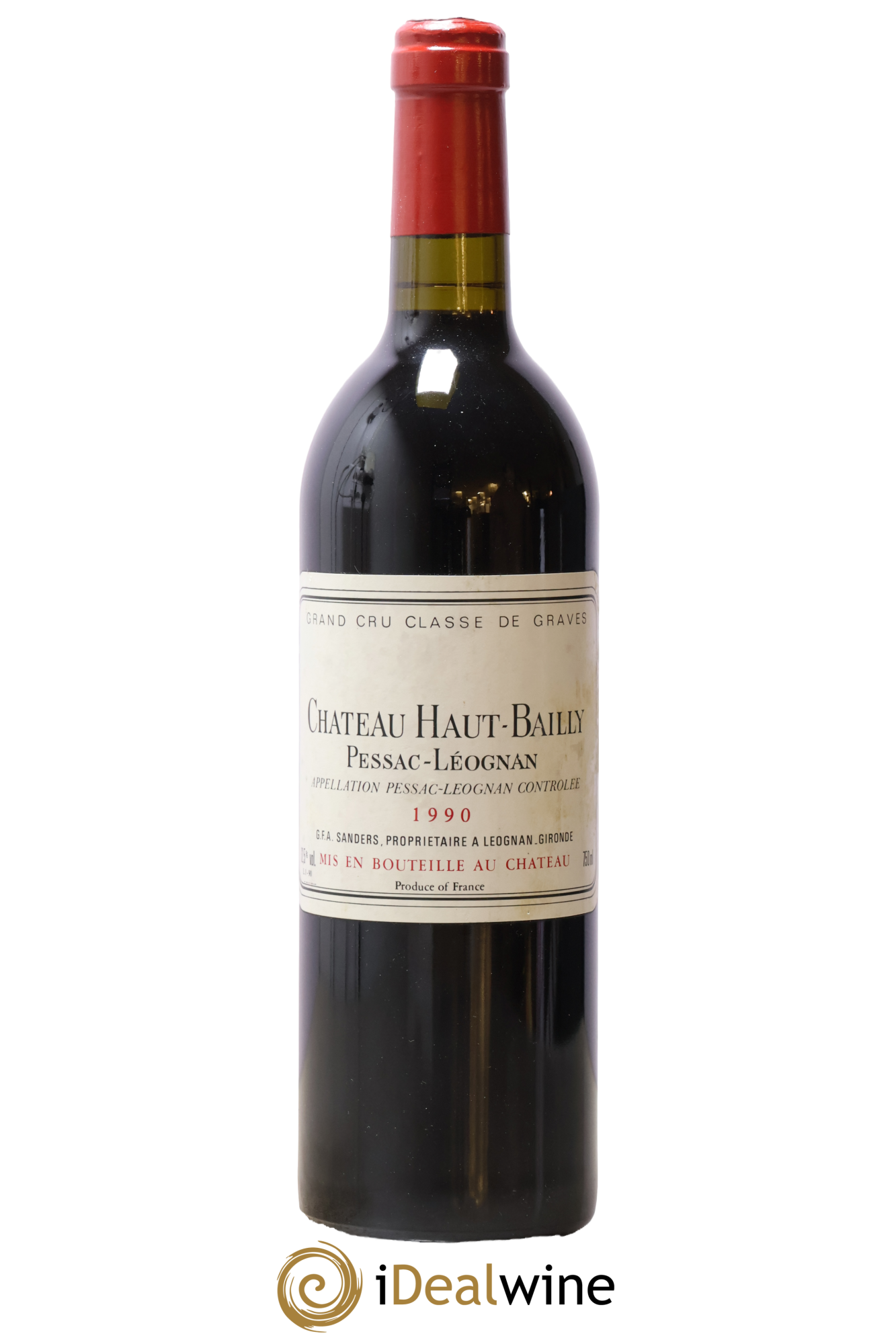 Château Haut-Bailly Cru Classé de Graves 1990 - Lot de 1 bouteille - 0