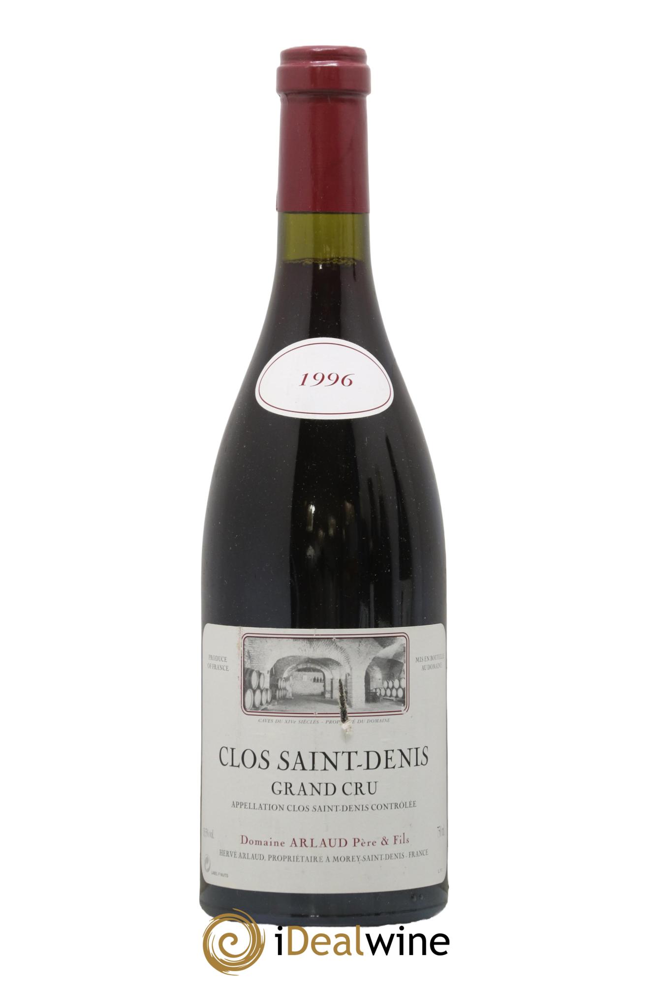 Clos Saint-Denis Grand Cru Arlaud 1996 - Lot de 1 bouteille - 0