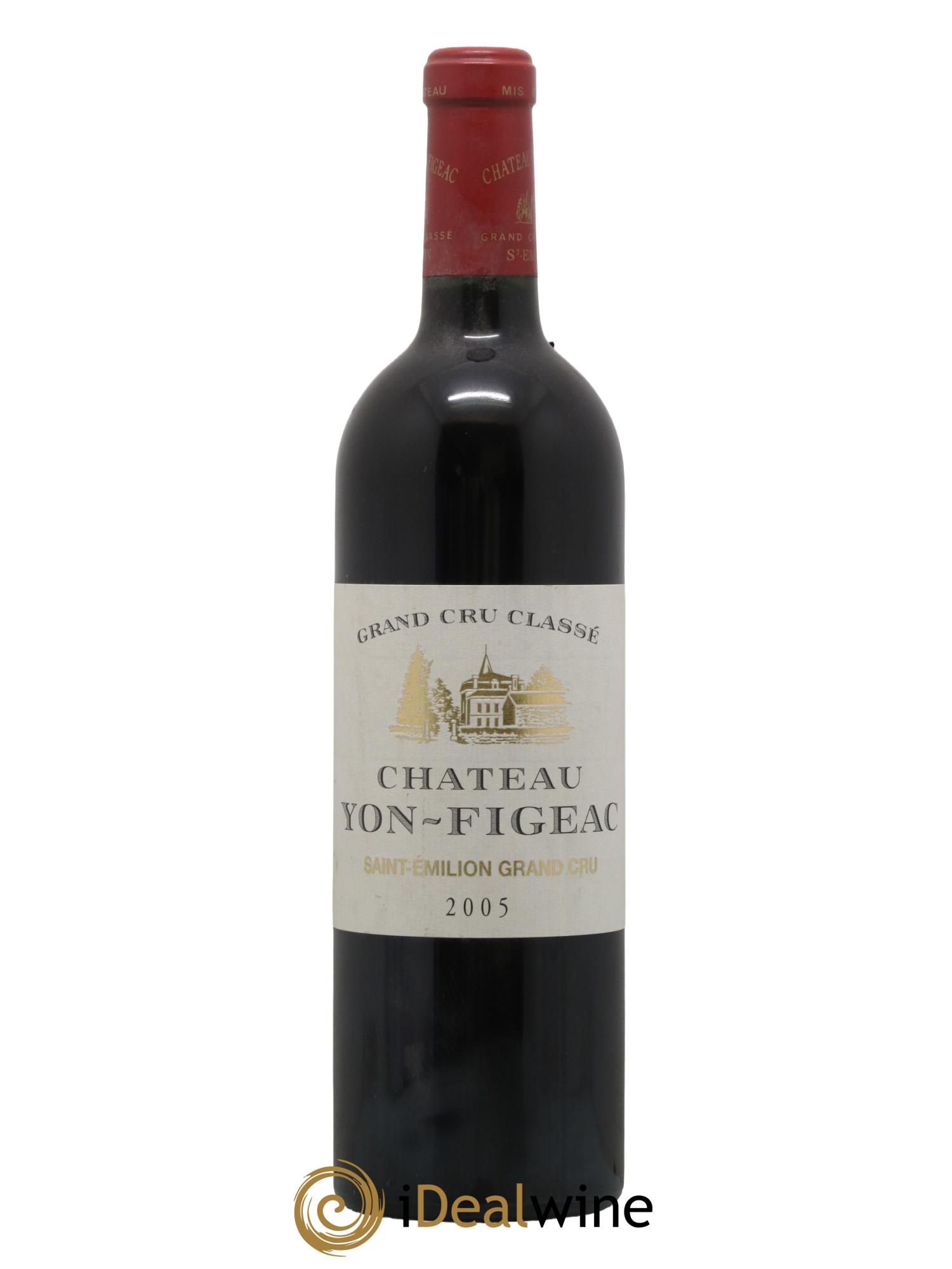 Château Yon Figeac Grand Cru Classé 2005 - Lot de 1 bouteille - 0