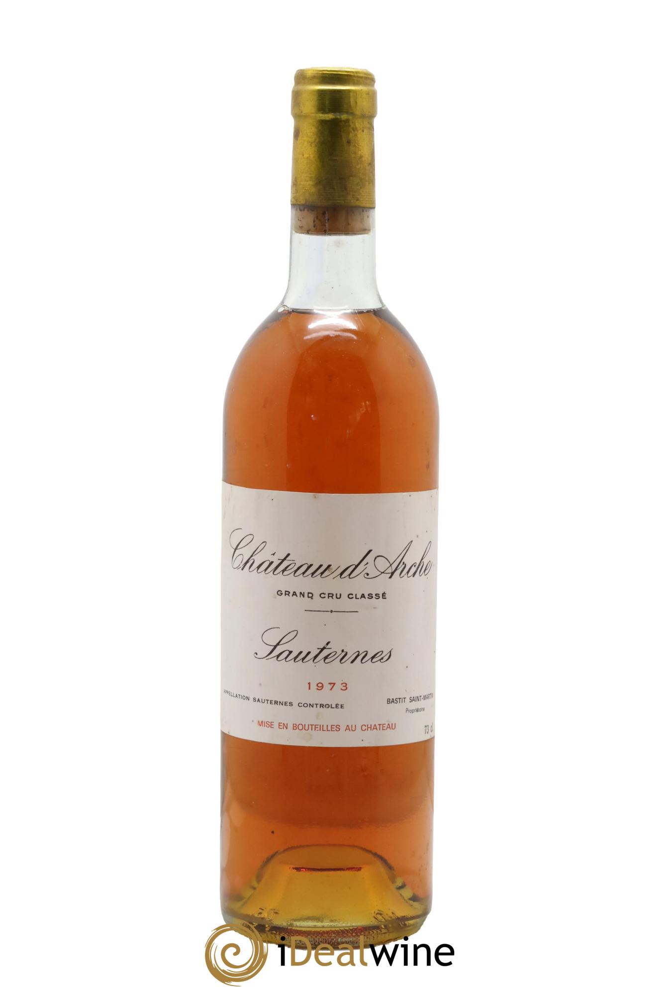 Château d' Arche 2ème Grand Cru Classé 1973 - Lot de 1 bouteille - 0