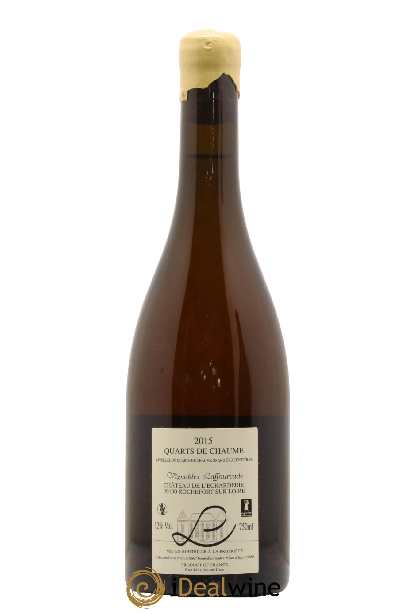 Quarts de Chaume Clos Paradis Château de l'Echarderie 2015 - Lotto di 1 bottiglia - 1