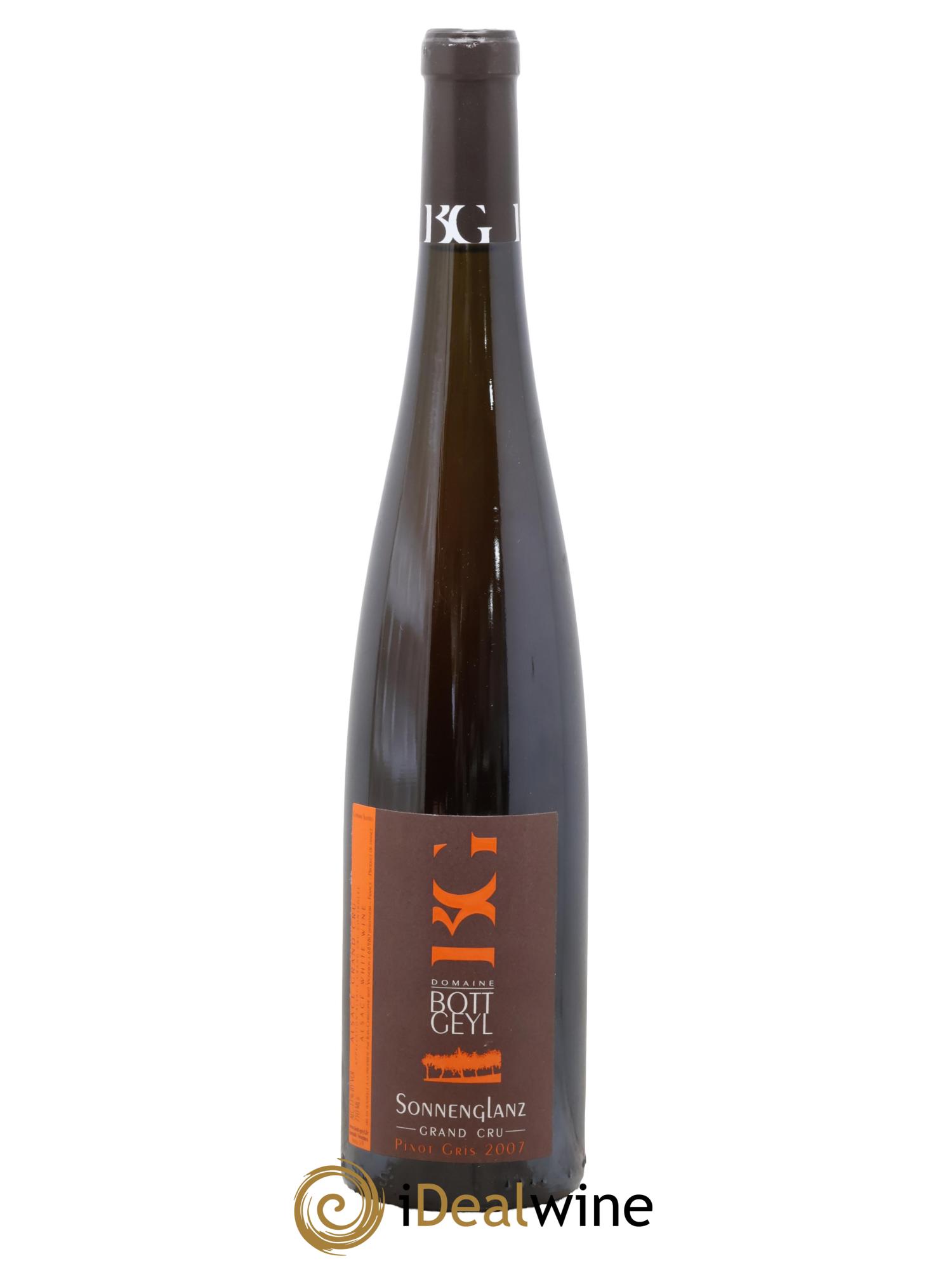 Alsace Pinot Gris Grand Cru Sonnenglanz Bott-Geyl (Domaine) 2007 - Lot de 1 bouteille - 0