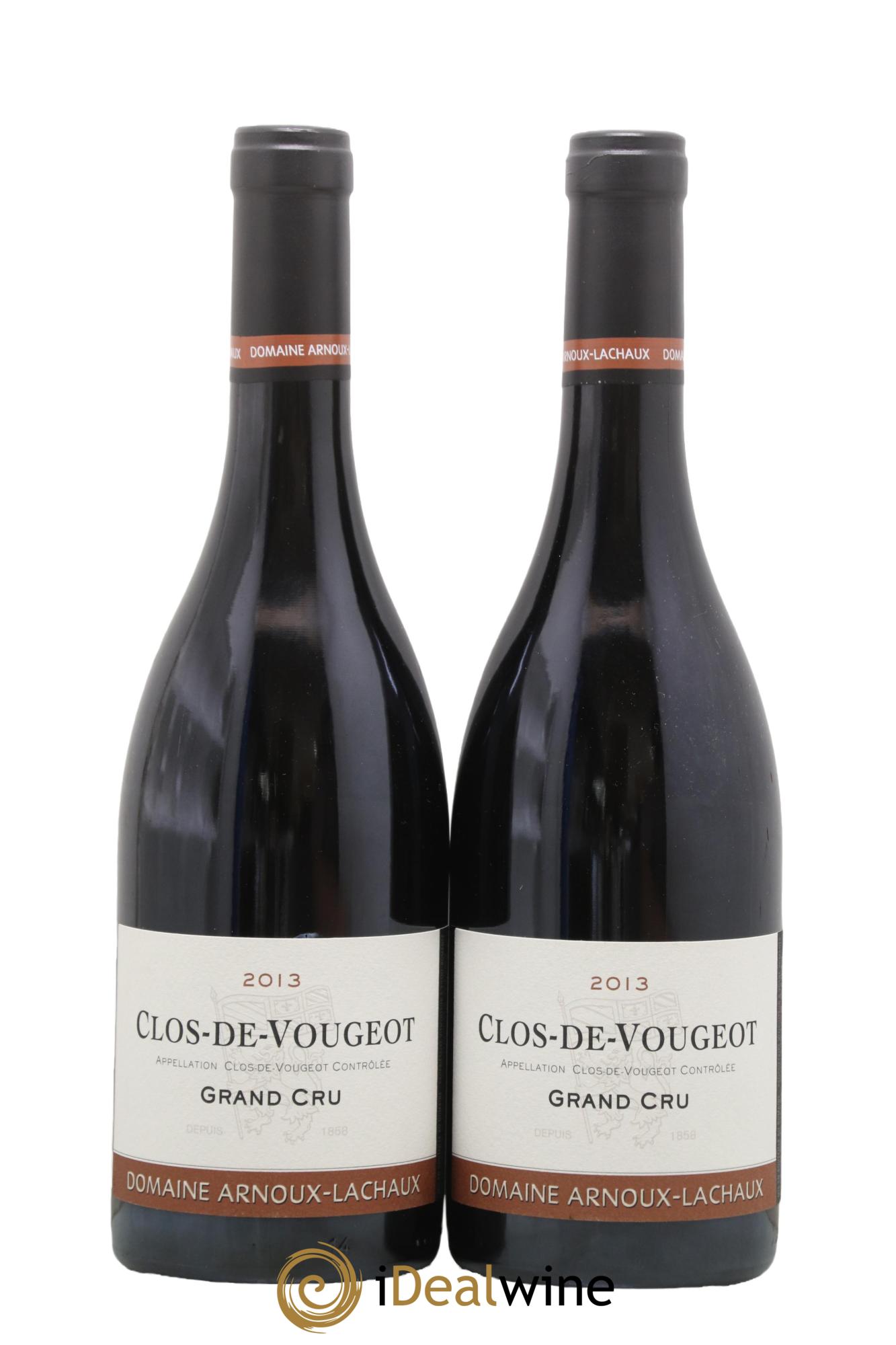 Clos de Vougeot Grand Cru Arnoux-Lachaux (Domaine) 2013 - Lot de 2 bouteilles - 0