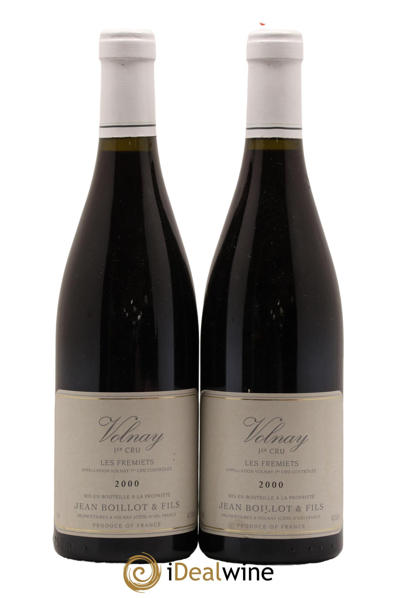 Volnay 1er Cru Les Fremiets Domaine Jean Boillot 2000 - Lot de 2 bouteilles - 0
