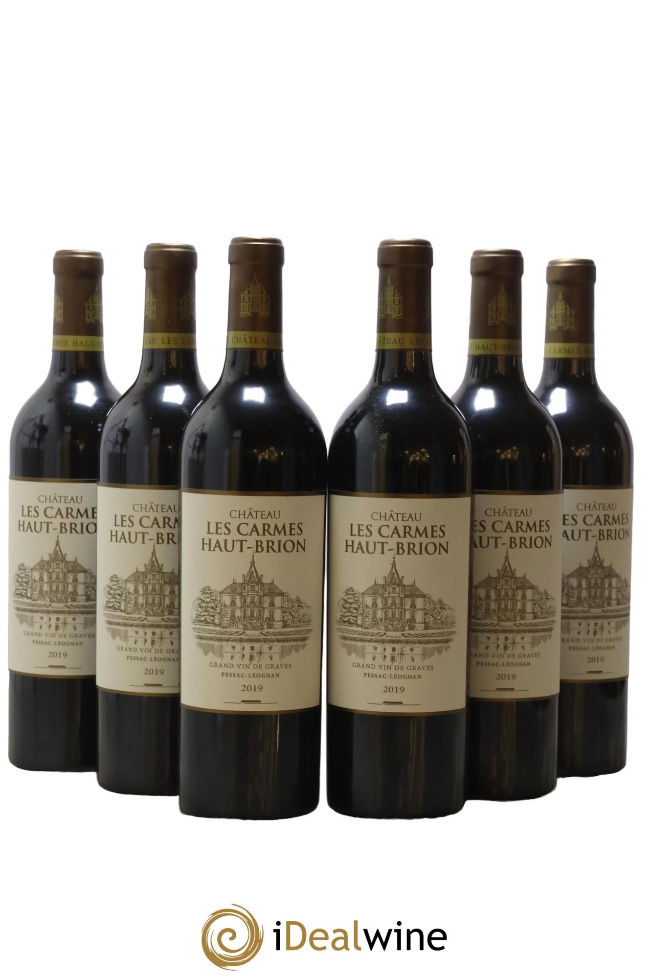 Château Les Carmes Haut-Brion 2019 - Lot de 6 bouteilles - 0