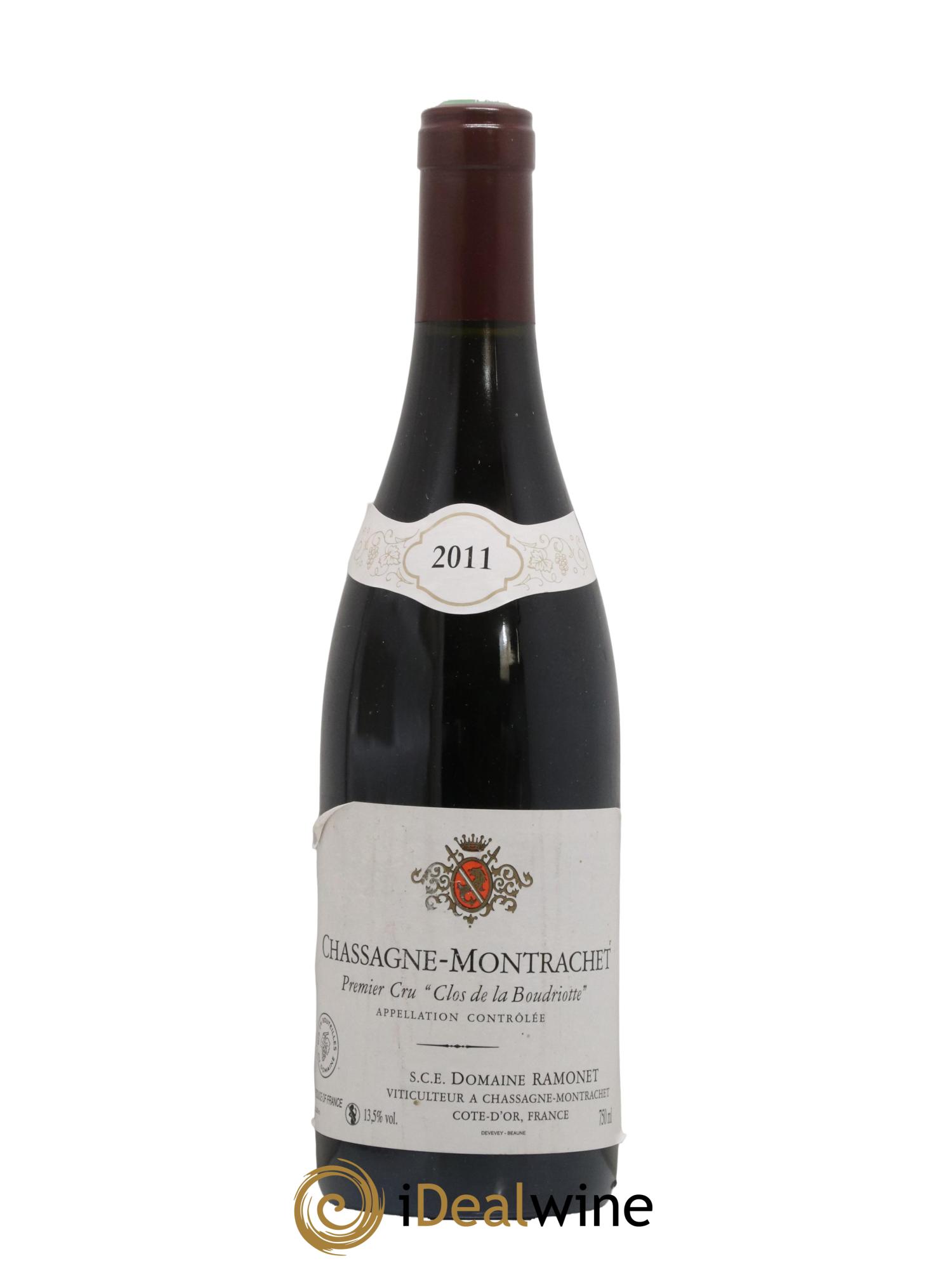 Chassagne-Montrachet 1er Cru Clos de la Boudriotte Ramonet (Domaine) 2011 - Lot de 1 bouteille - 0