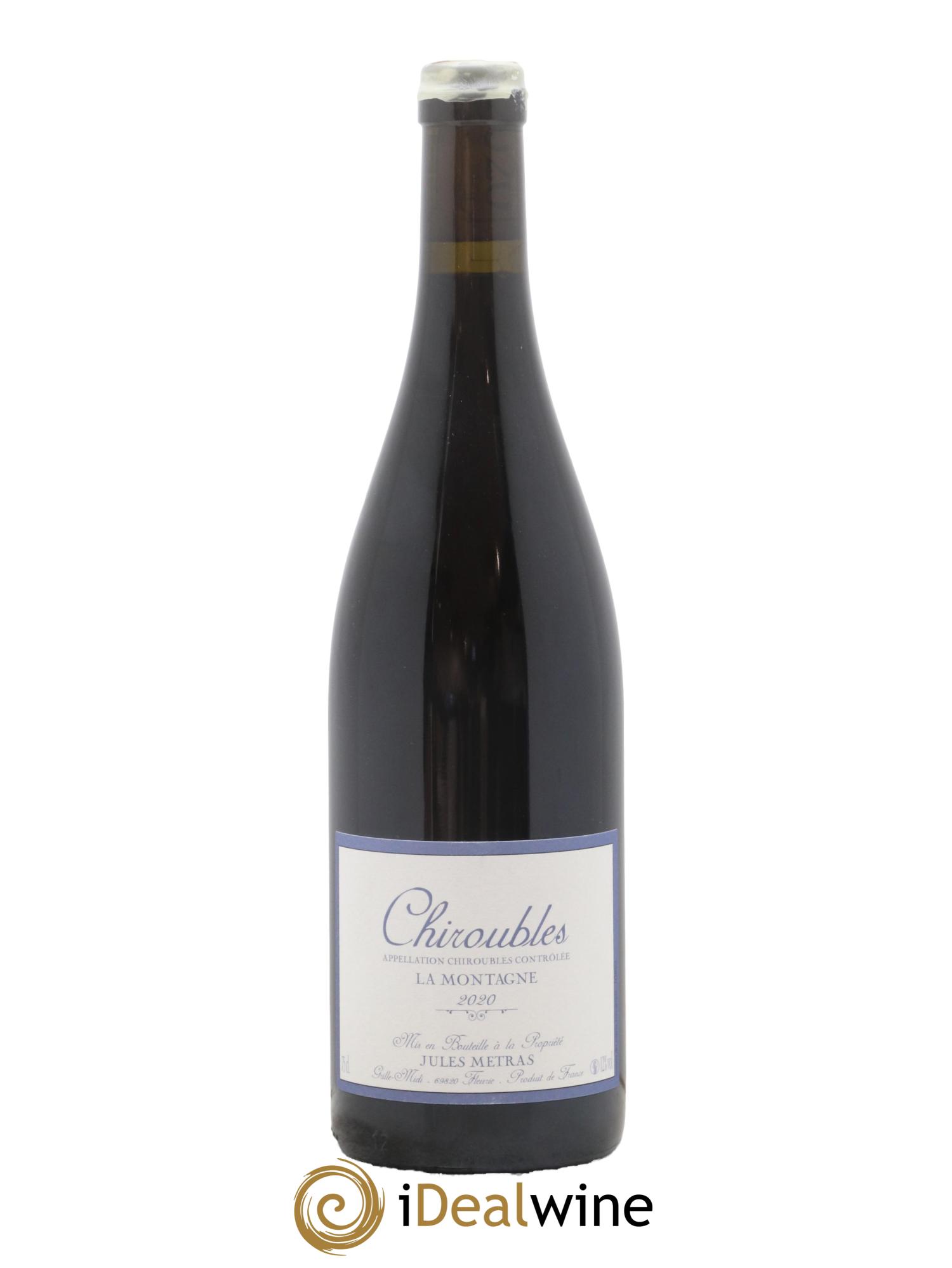 Chiroubles La Montagne Jules Métras (Domaine) 2020 - Lot de 1 bouteille - 0