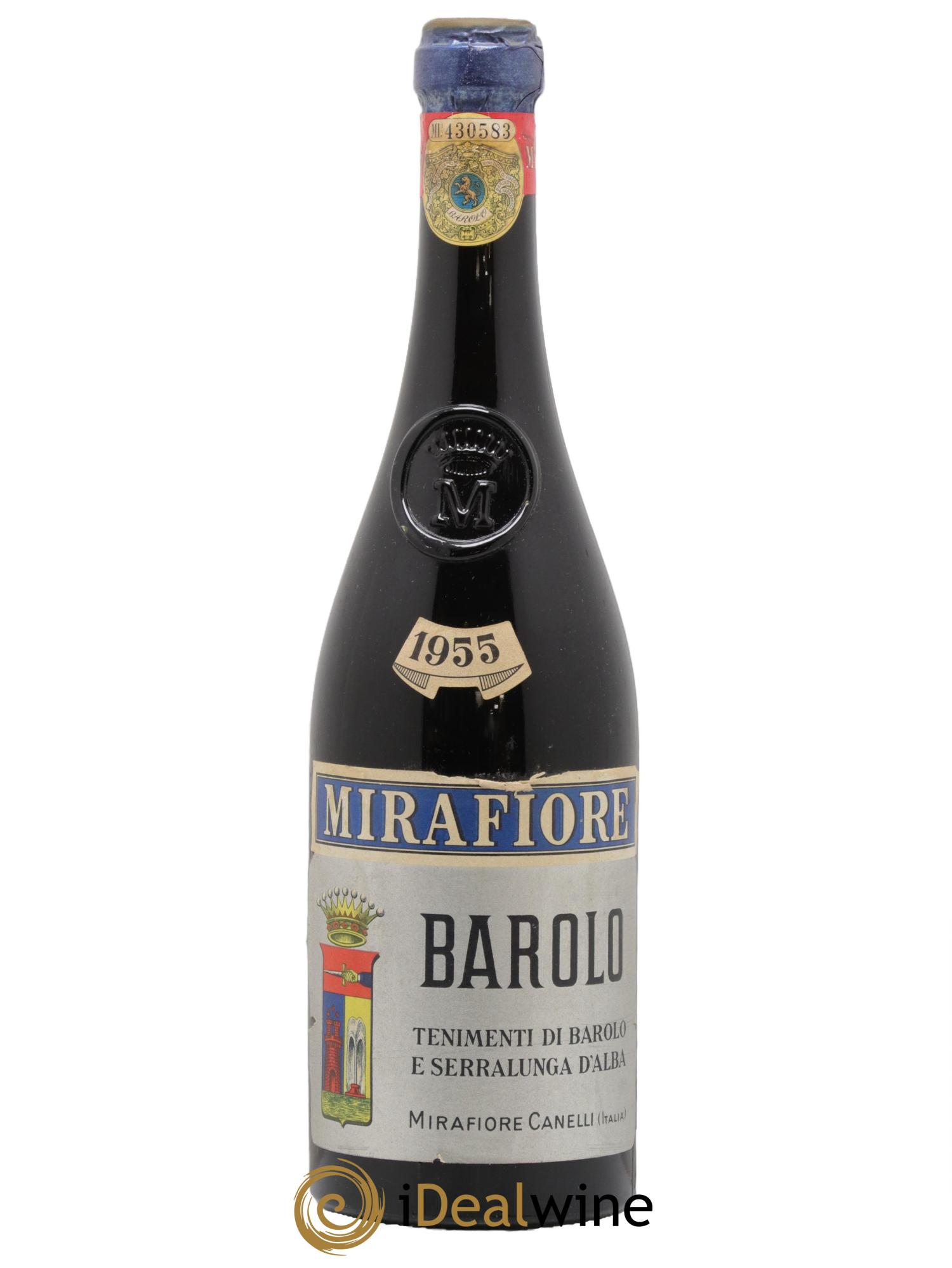 Barolo Canelli Mirafiore 1955 - Lot de 1 bouteille - 0