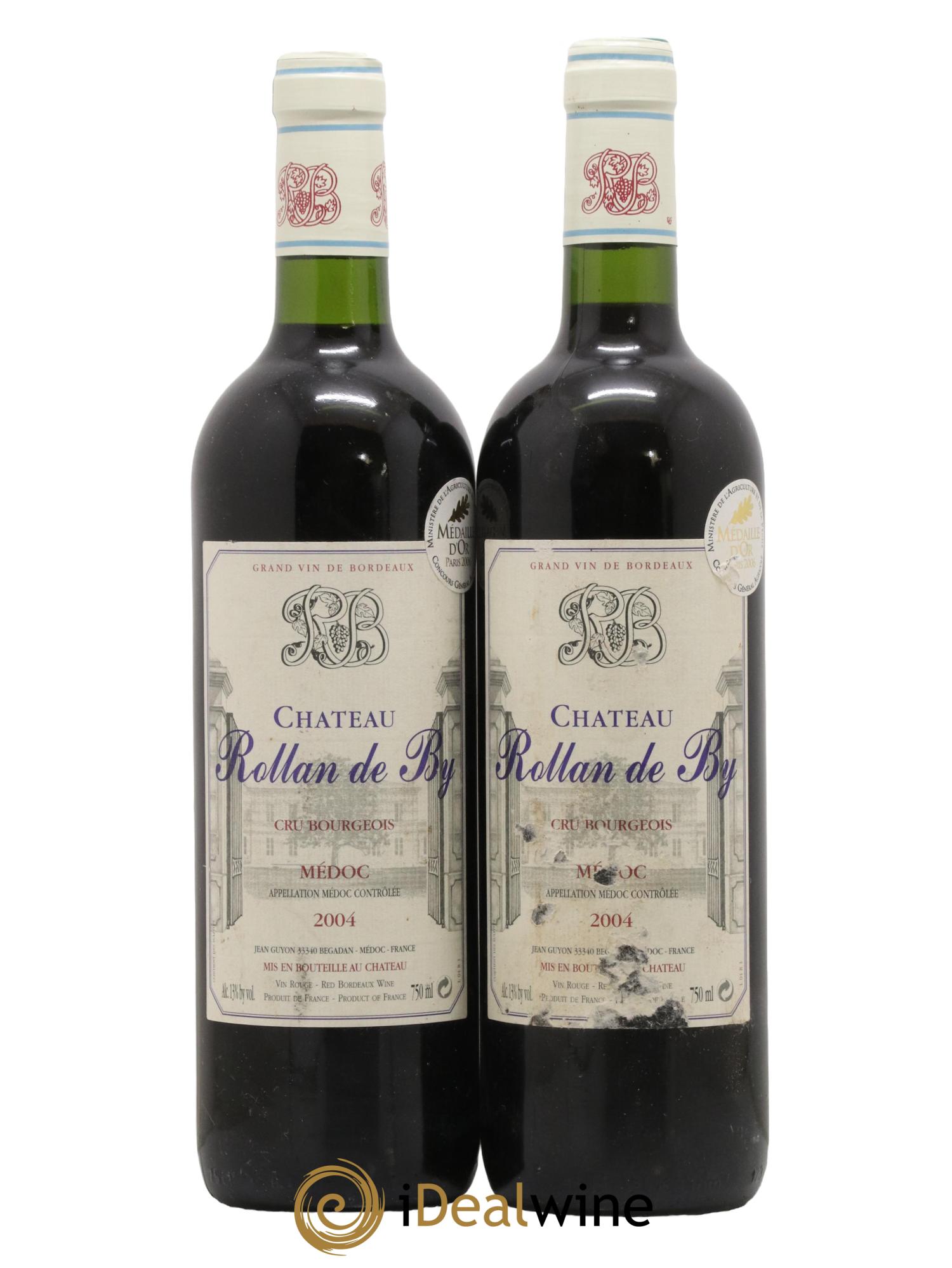 Château Rollan de By Cru Bourgeois 2004 - Lot de 2 bouteilles - 0