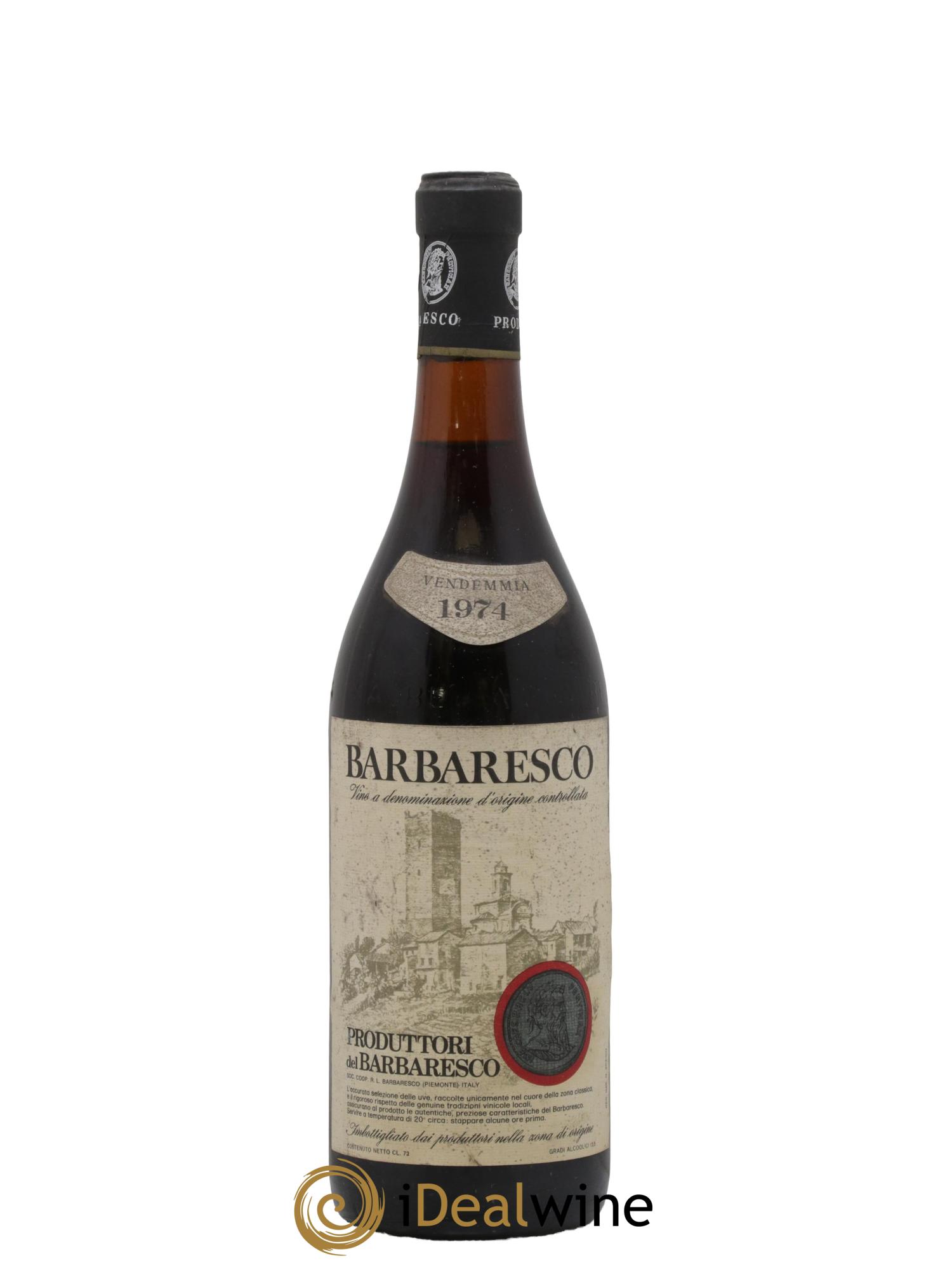 Barbaresco DOCG Produttori del Barbaresco 1974 - Lot de 1 bouteille - 0