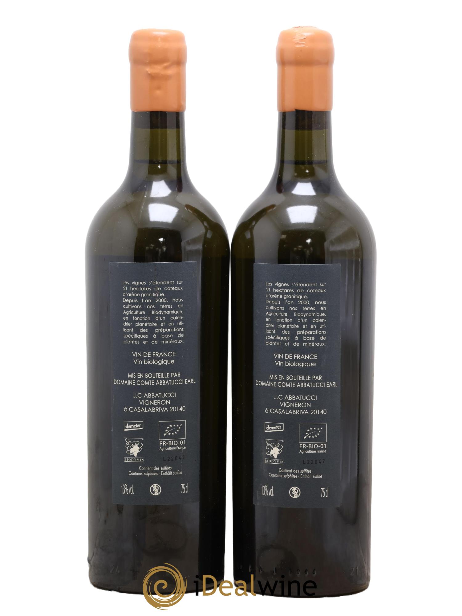 Vin de France Général de la Révolution Comte Abbatucci (Domaine) 2022 - Lot of 2 bottles - 1