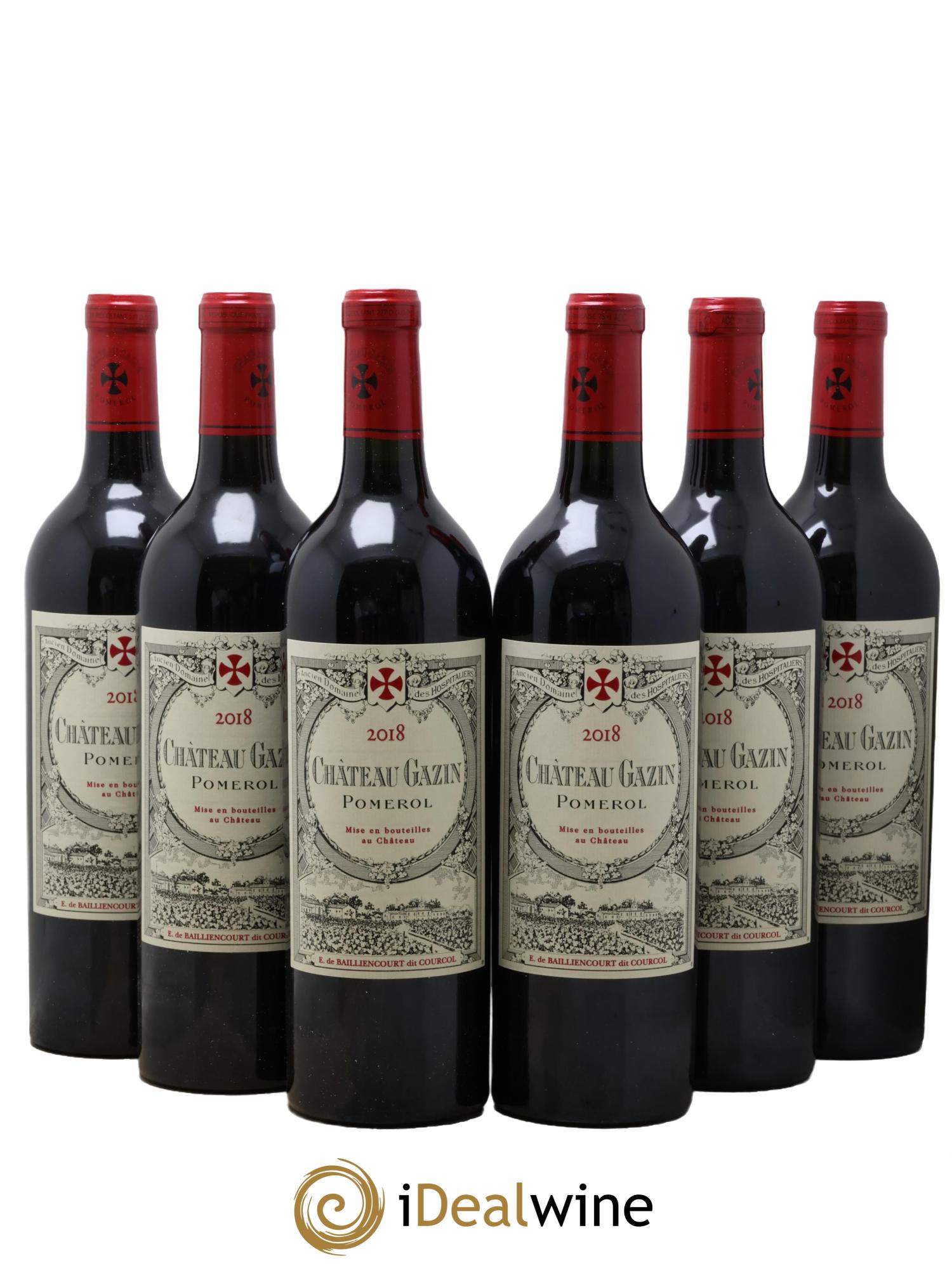 Château Gazin  2018 - Posten von 6 Flaschen - 0