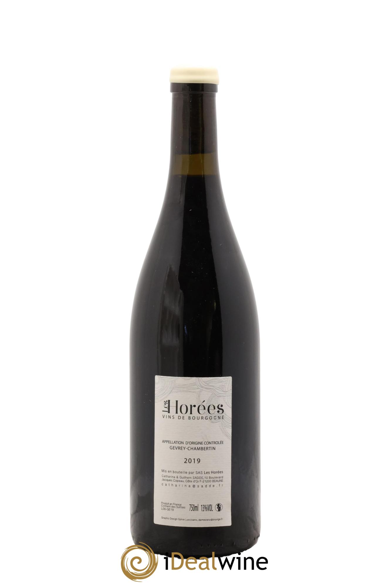 Gevrey-Chambertin En Reniard Les Horées 2019 - Lot de 1 bouteille - 1