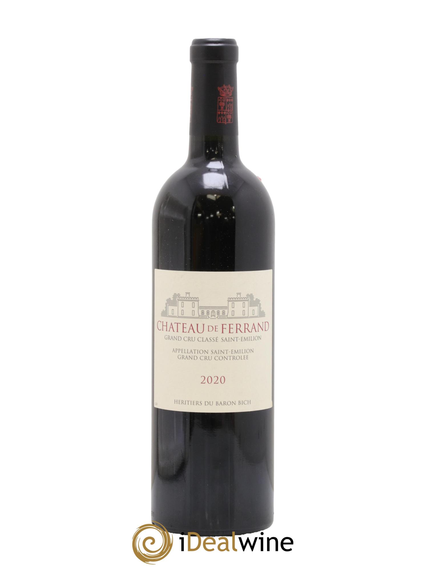Château de Ferrand Grand Cru Classé 2020 - Lot of 1 bottle - 0