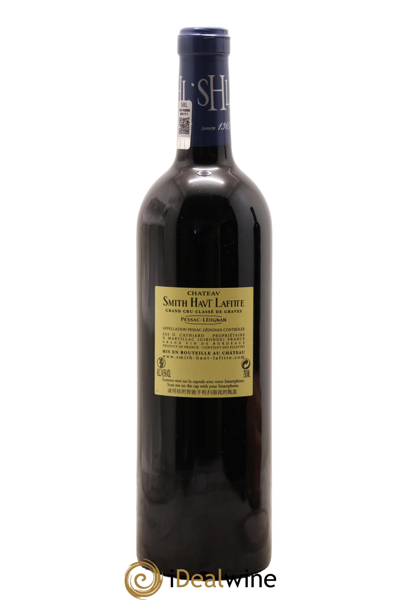 Château Smith Haut Lafitte Cru Classé de Graves 2009 - Lot de 1 bouteille - 1