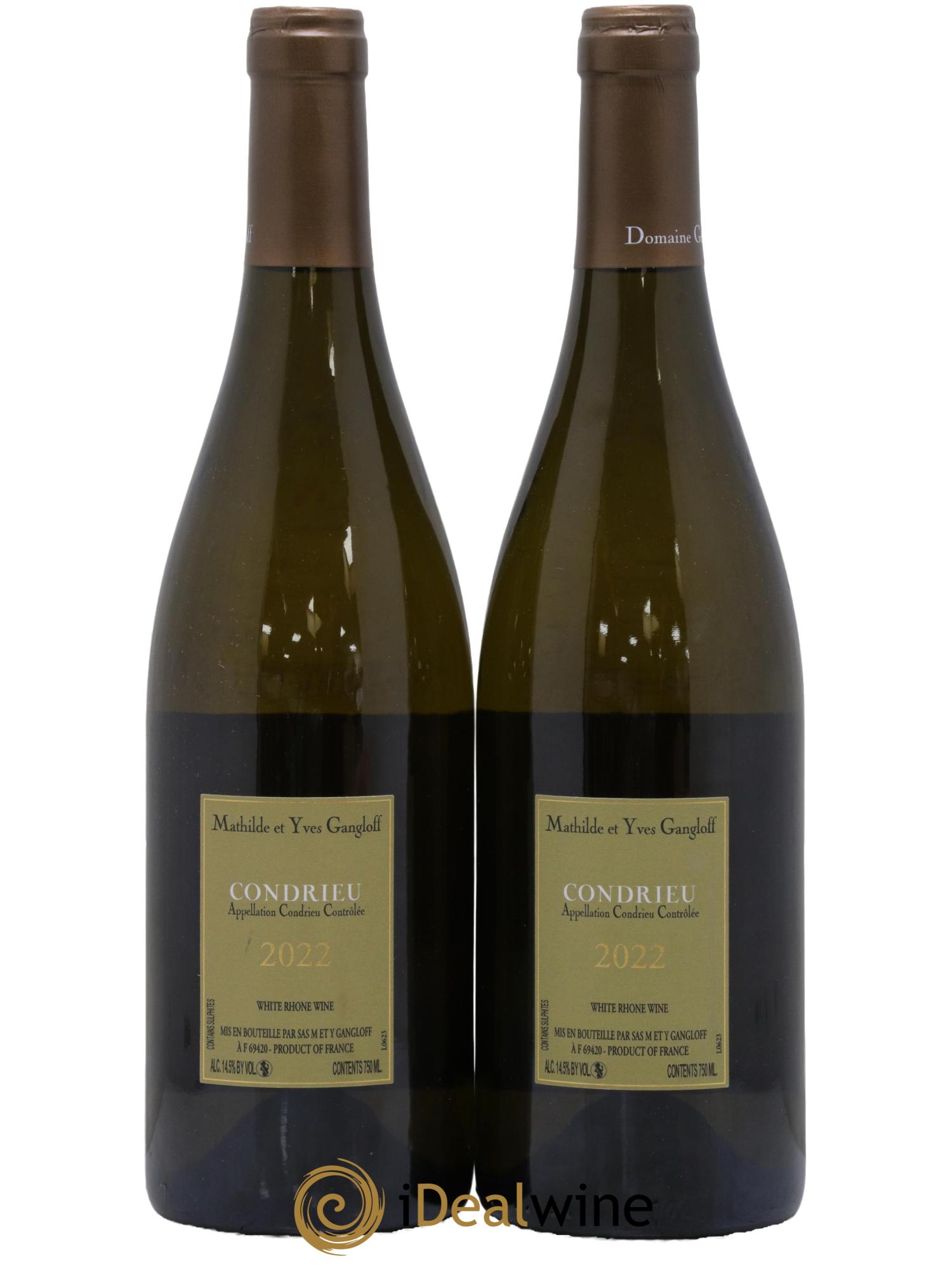 Condrieu Domaine Gangloff (Domaine) 2022 - Lot of 2 bottles - 1