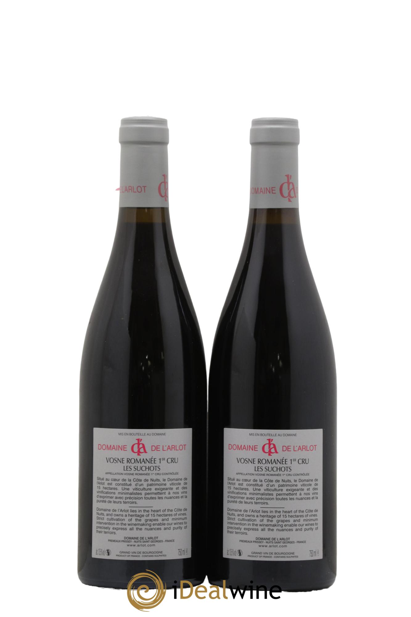 Vosne-Romanée 1er Cru Les Suchots Domaine de l'Arlot 2019 - Lot de 2 bouteilles - 1