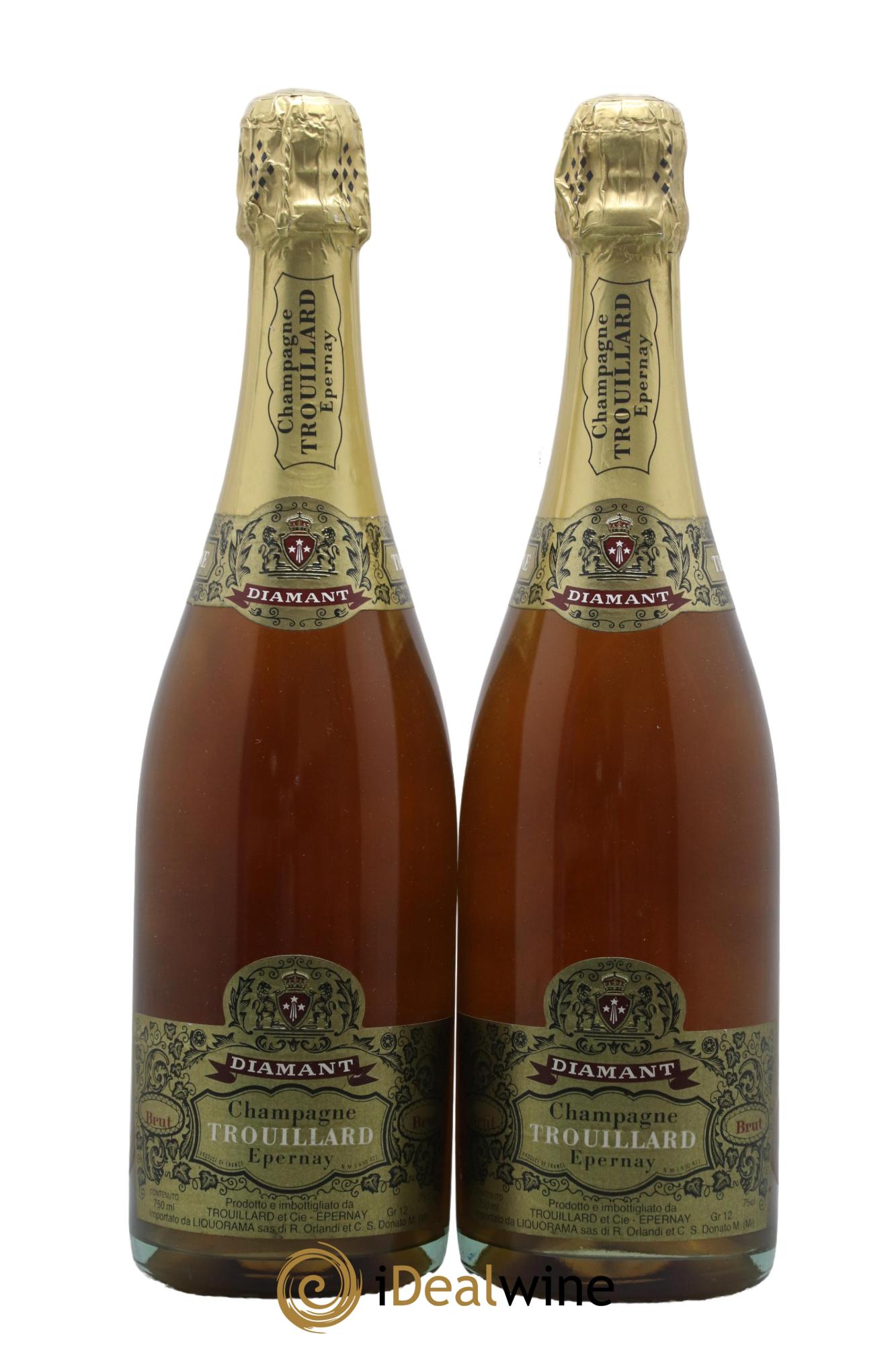 Champagne Diamant Trouillard - Lot de 2 bouteilles - 0